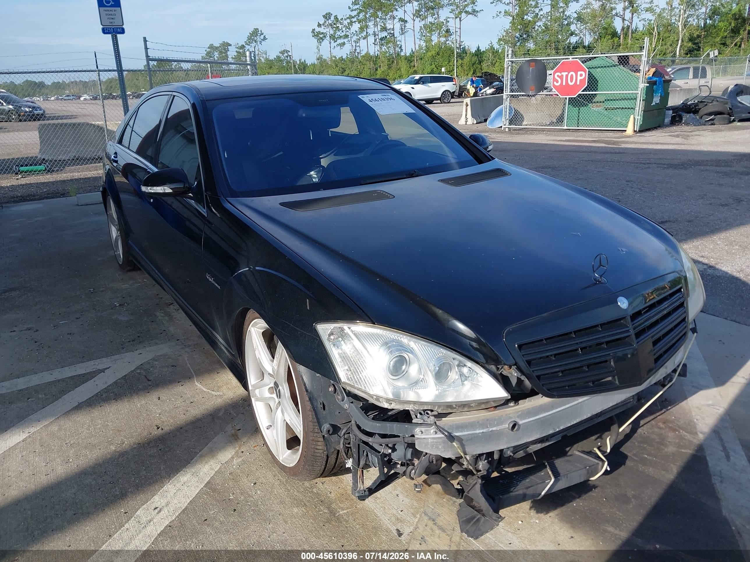 2008 Mercedes-Benz S 63 AMG, VIN WDDNG77X58A181153 — Front end