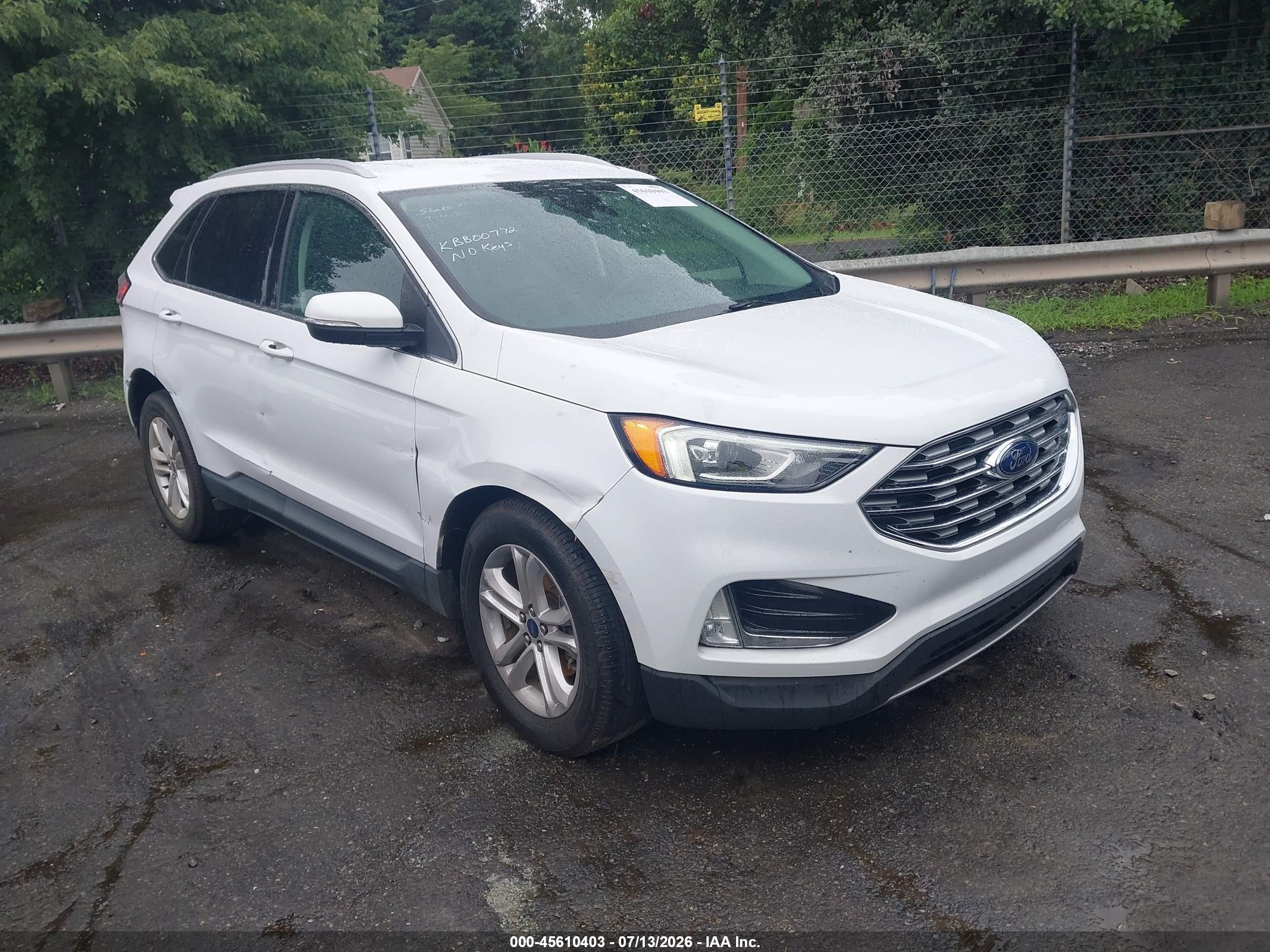 2019 Ford Edge SEL, VIN 2FMPK3J98KBB00772 — Side