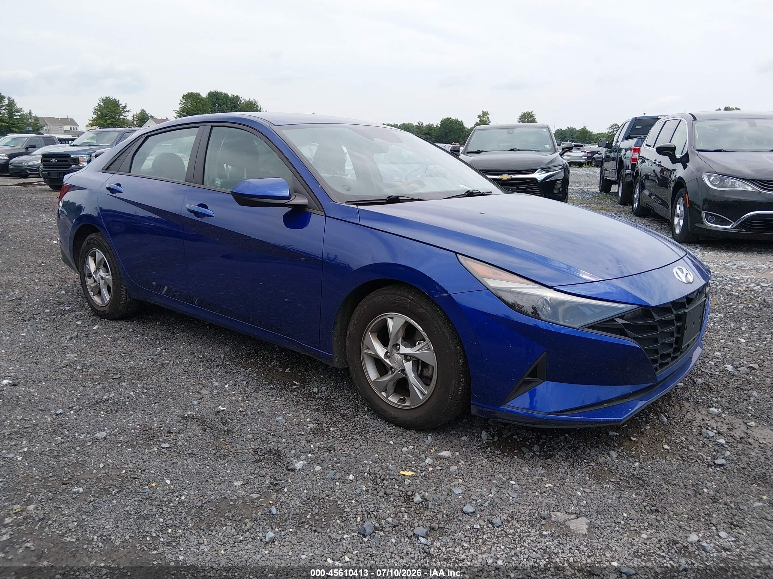 2021 Hyundai Elantra SE, VIN 5NPLL4AGXMH049741 — Normal wear