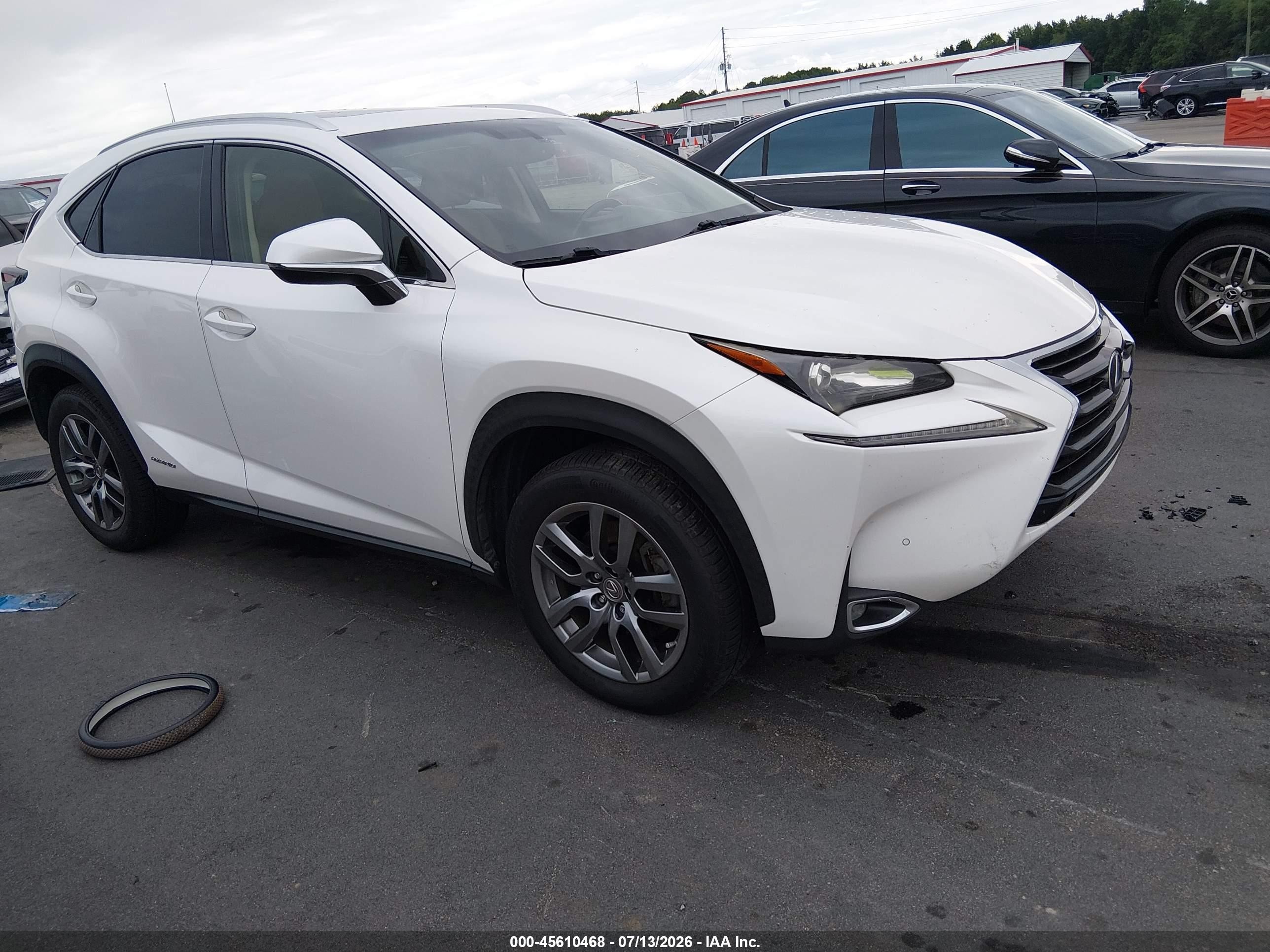2016 Lexus NX 300h, VIN JTJBJRBZ1G2038628 — Side