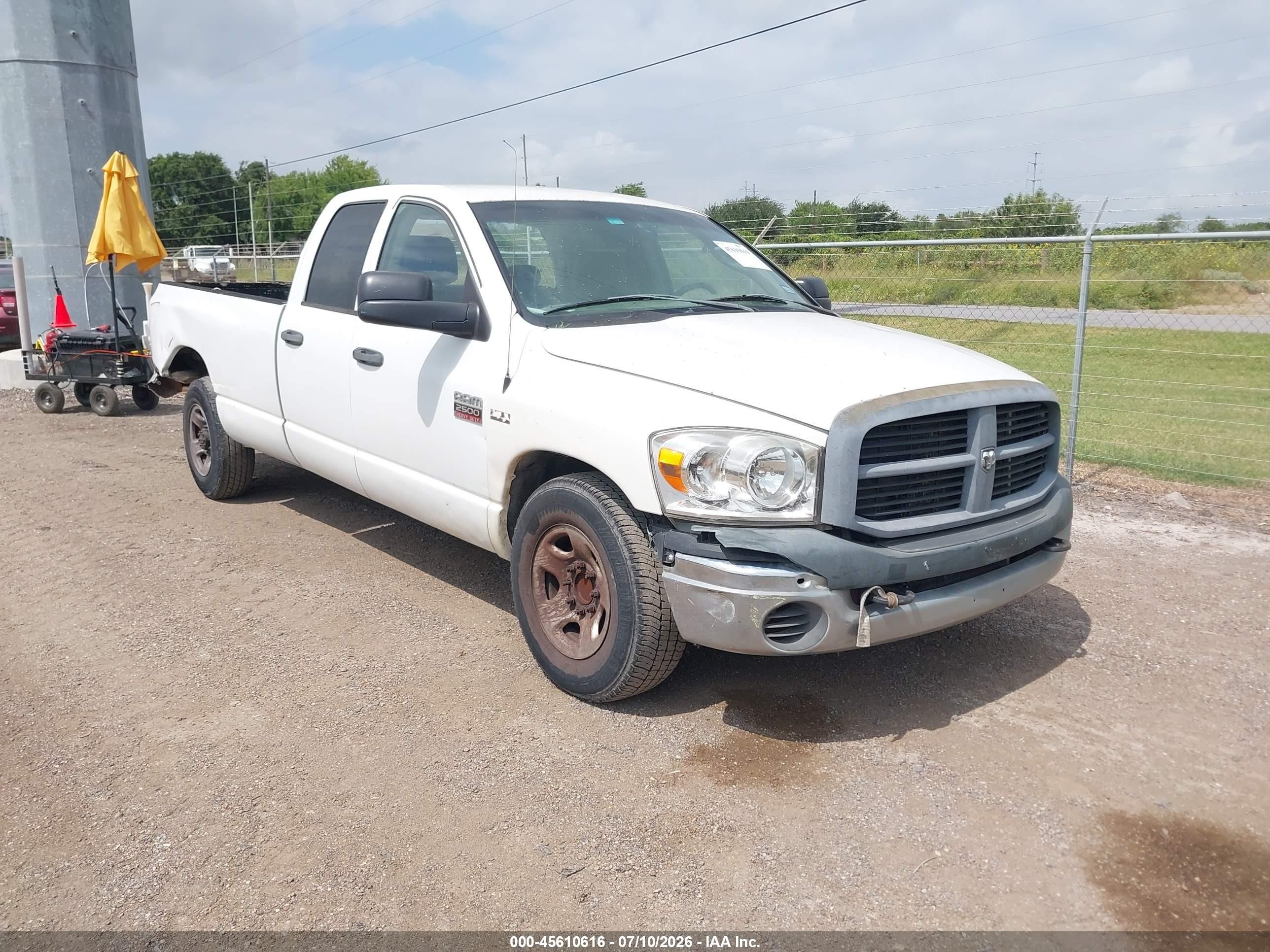 2007 Dodge 2500 SLT, VIN 3D7KR28A67G803835 — Rear end