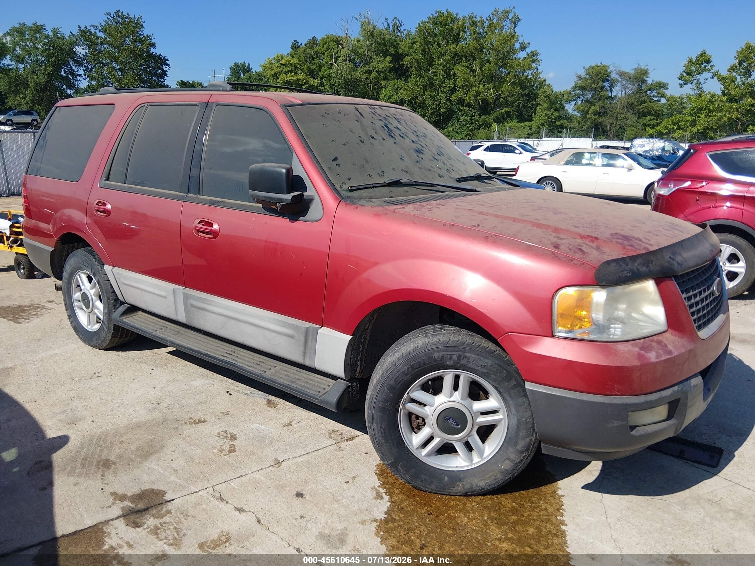 2003 Ford Expedition Special Service, VIN 1FMRU15W63LB25632 — Обычный износ