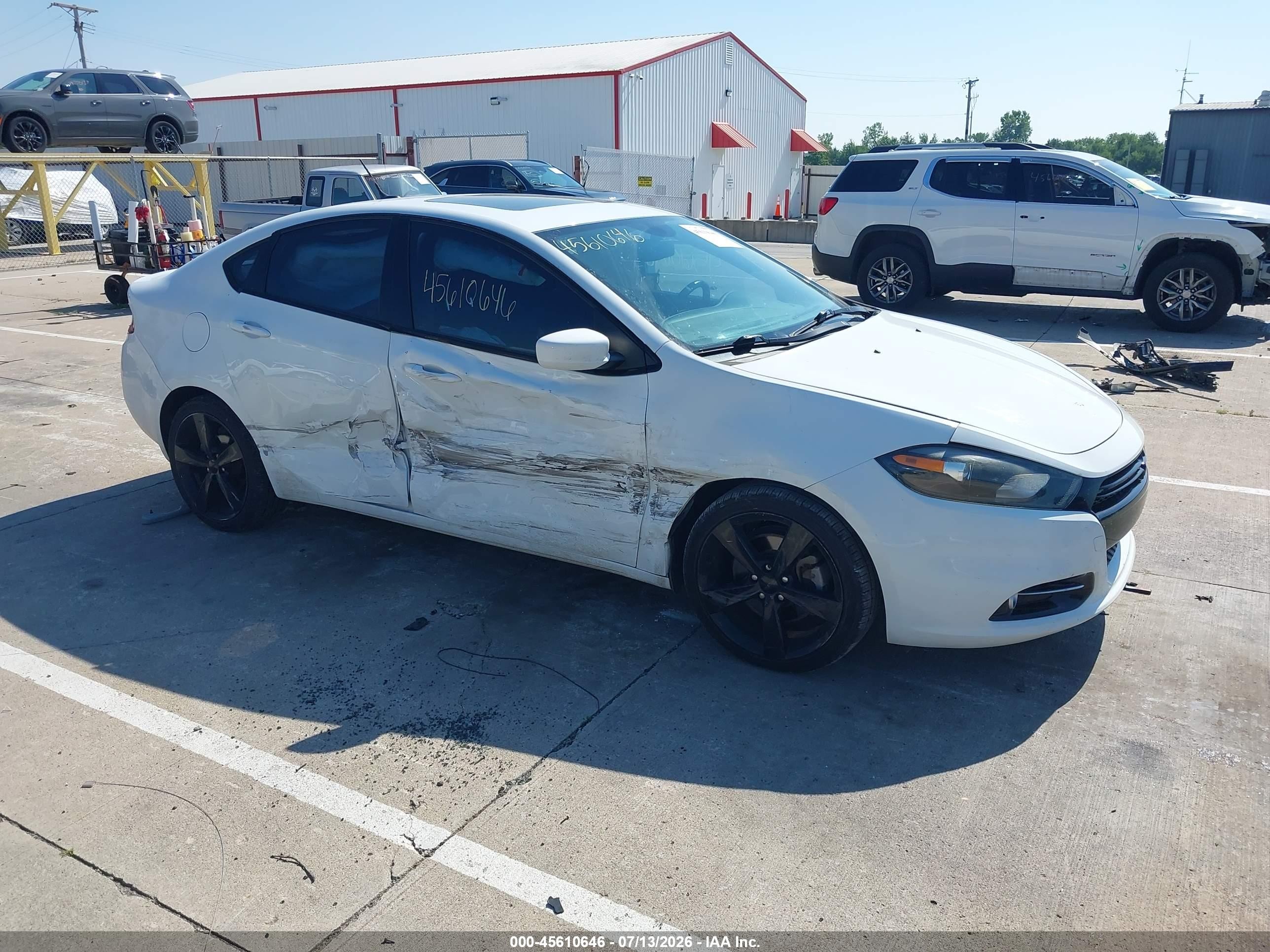 2014 Dodge Dart SXT, VIN 1C3CDFBB6ED903244 — Side