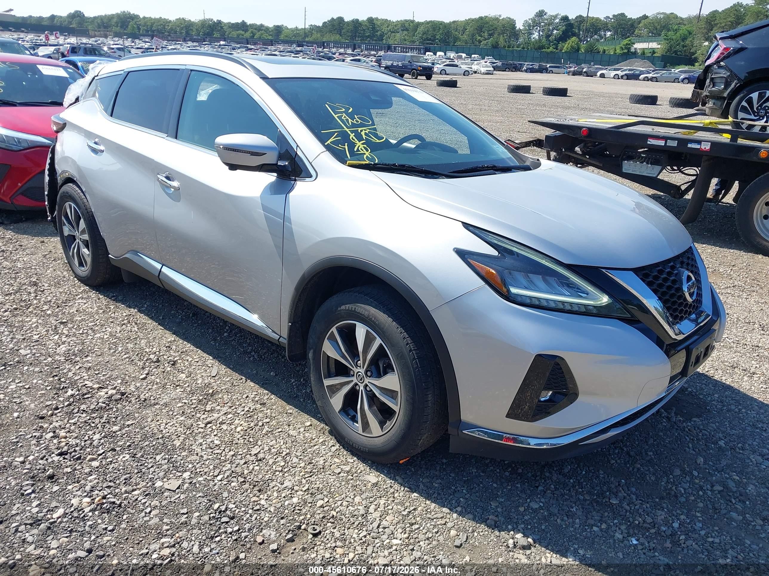 2020 Nissan Murano SV, VIN 5N1AZ2BS9LN167853 — Rear end