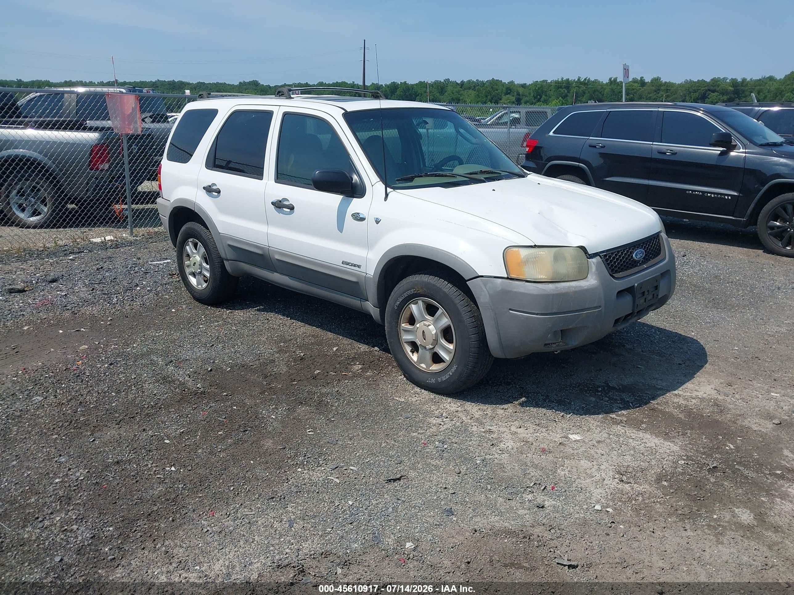 2001 Ford Escape XLT, VIN 1FMYU04111KE85289 — Не указано
