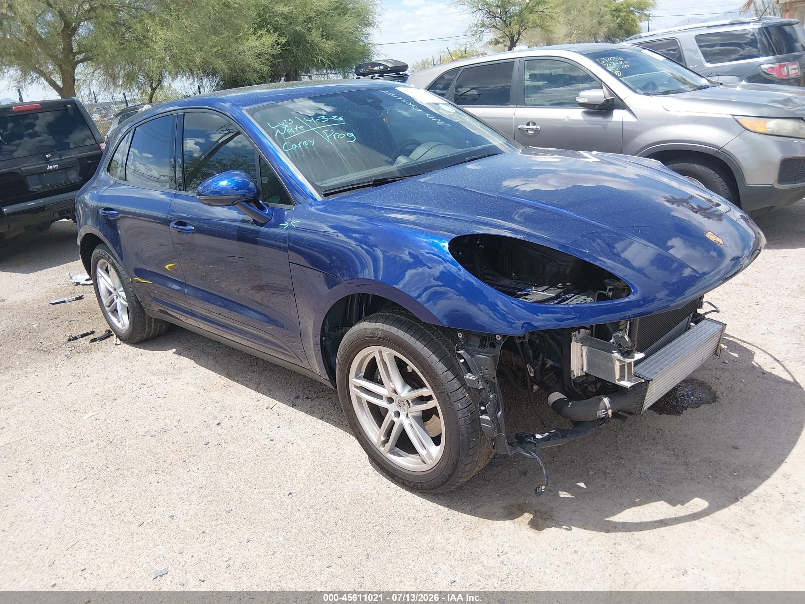 2025 Porsche Macan, VIN WP1AA2A58SLB09488 — Front end