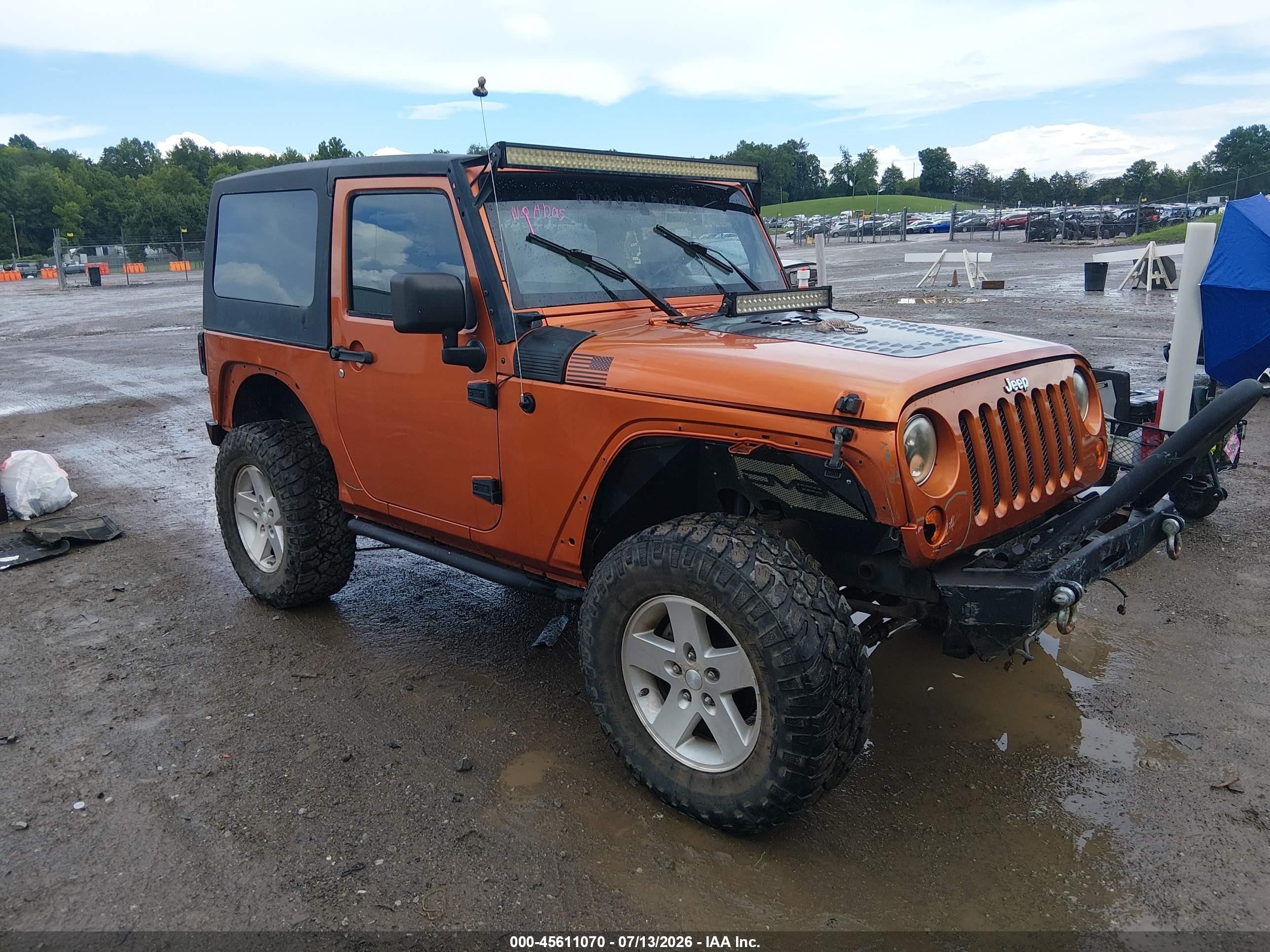 2010 Jeep Wrangler Sport, VIN 1J4AA2D1XAL211846 — Undercarriage