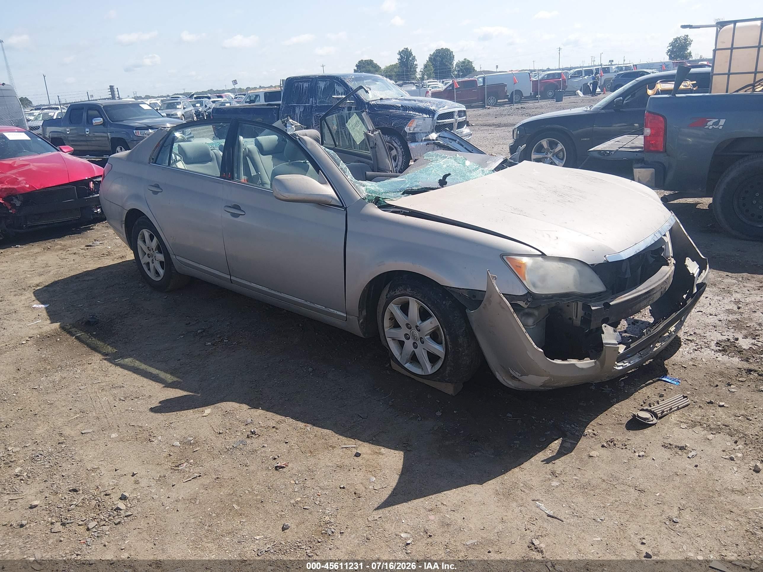2009 Toyota Avalon XLS, VIN 4T1BK36B49U343957 — Крыша