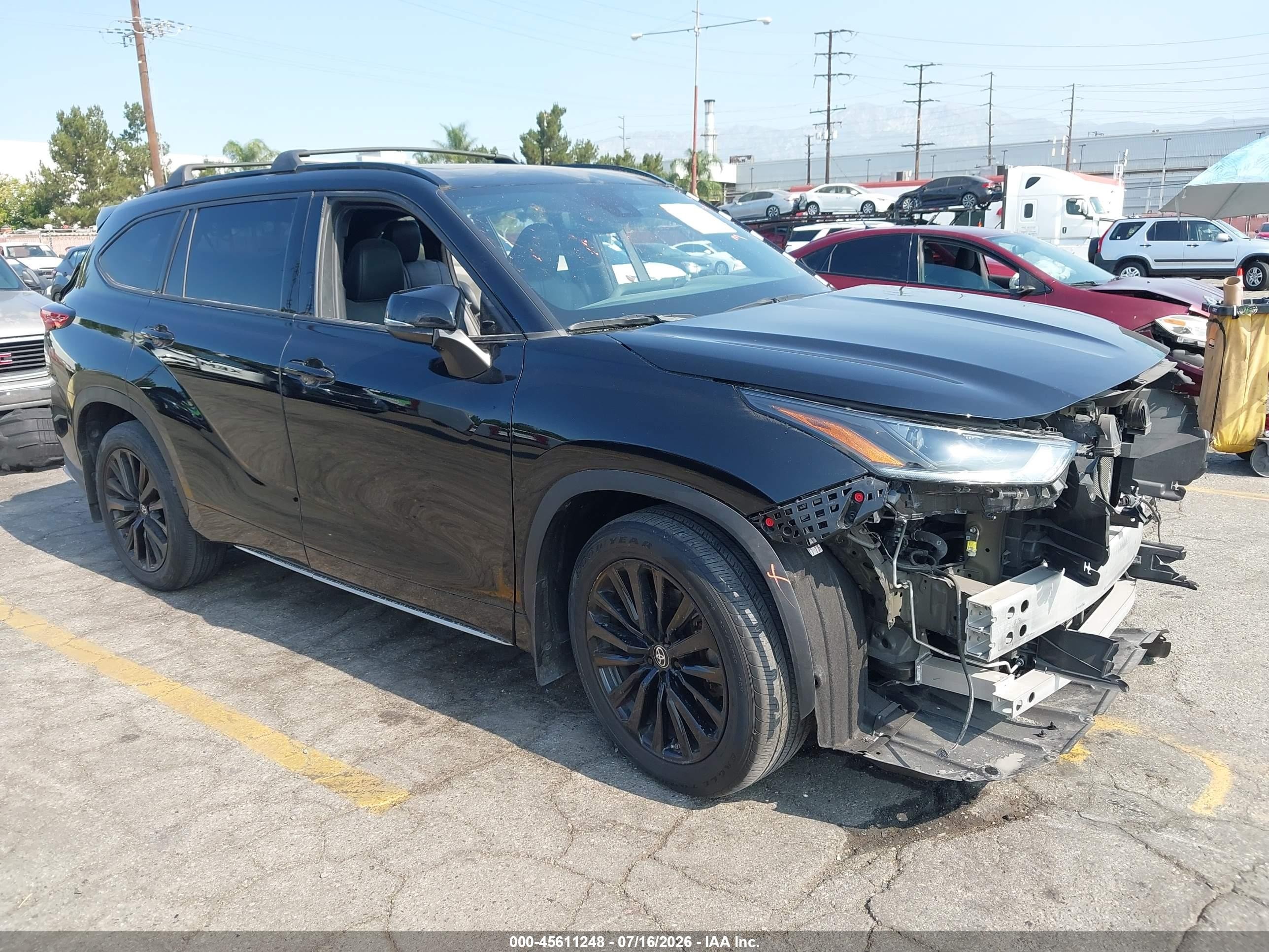 2023 Toyota Highlander Platinum, VIN 5TDKDRBH0PS512420 — All over