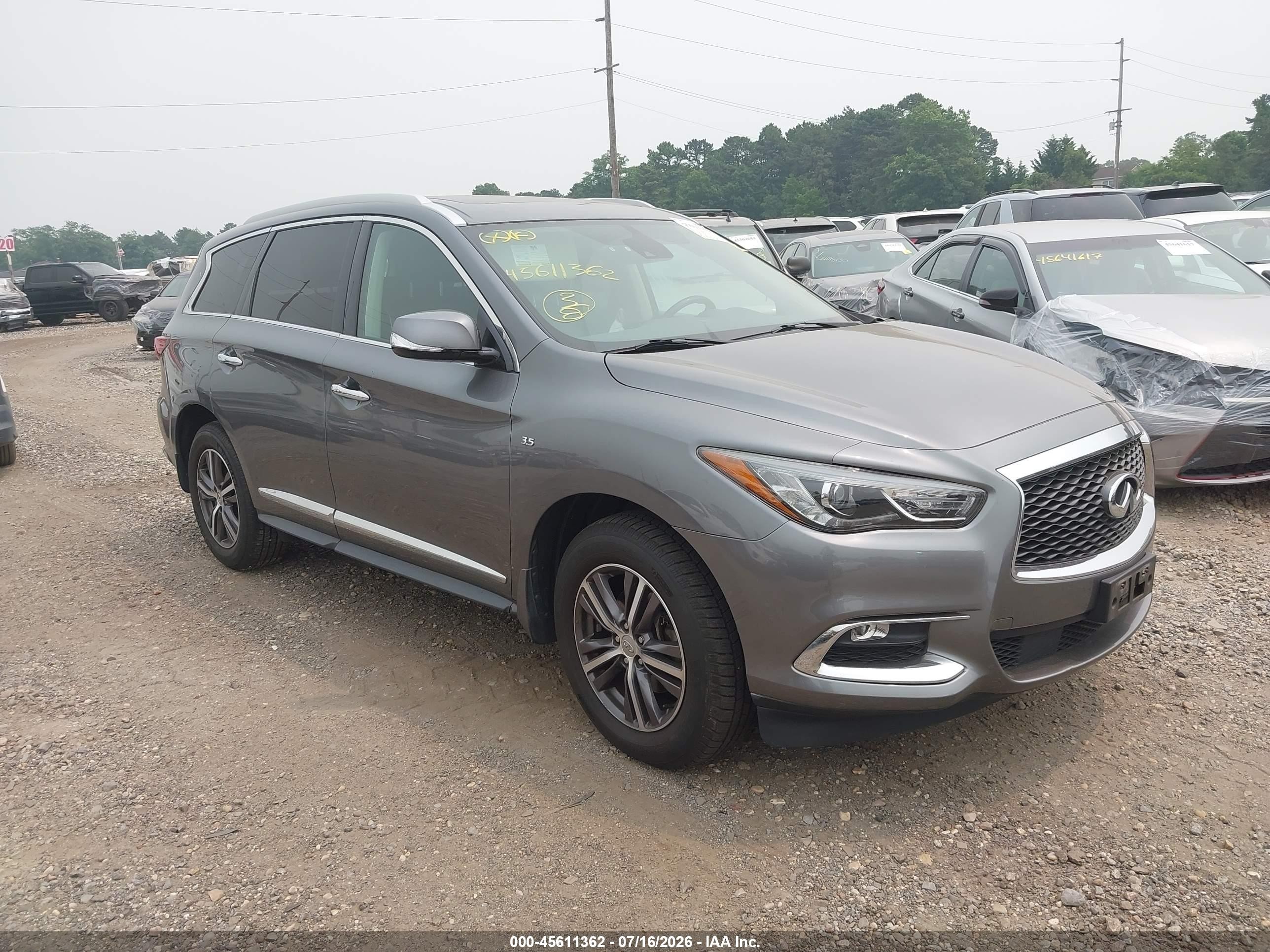 2019 Infiniti QX60 Luxe, VIN 5N1DL0MM2KC559505 — Side