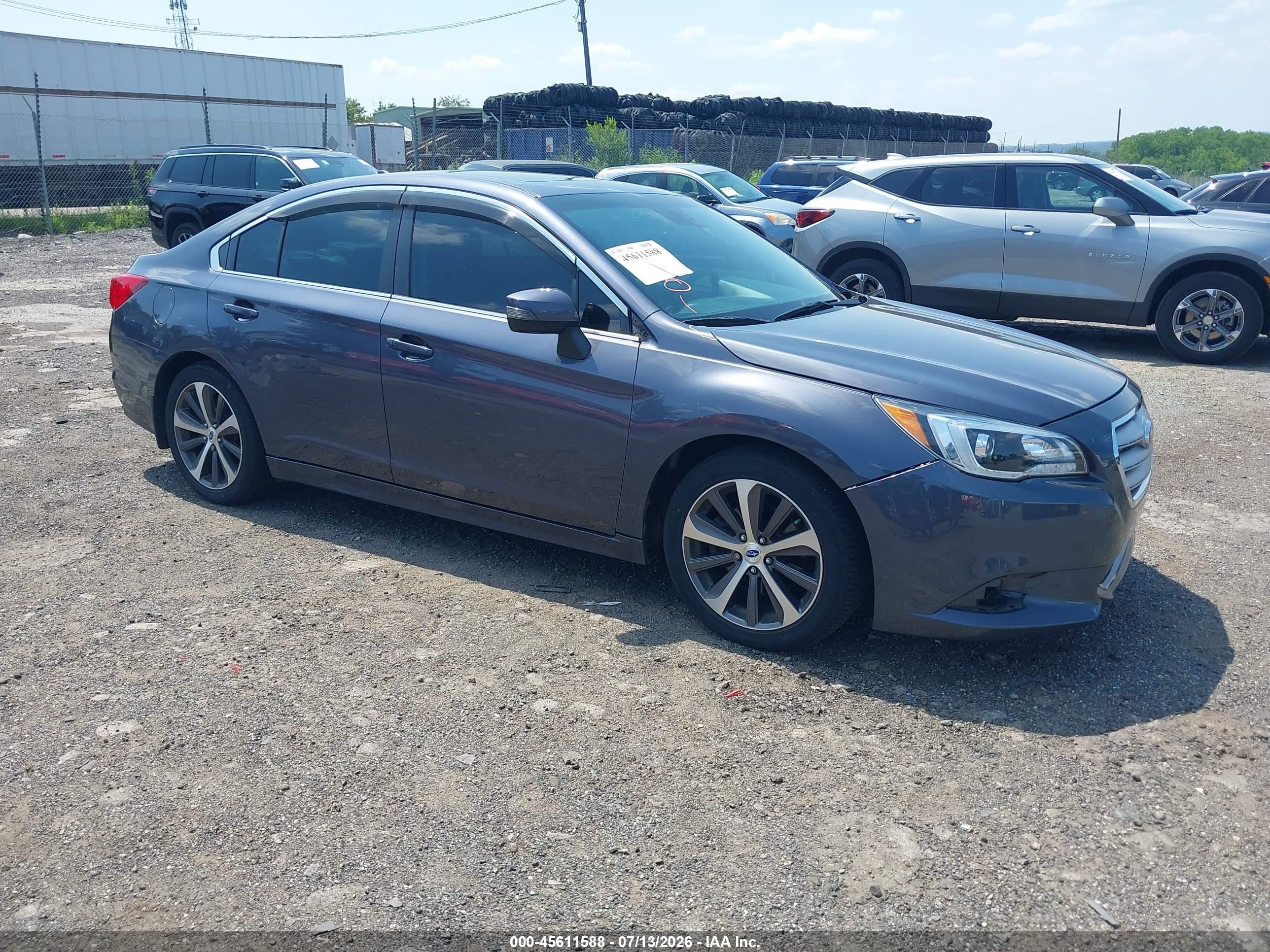 2017 Subaru Legacy Limited, VIN 4S3BNEN66H3014452 — Front end
