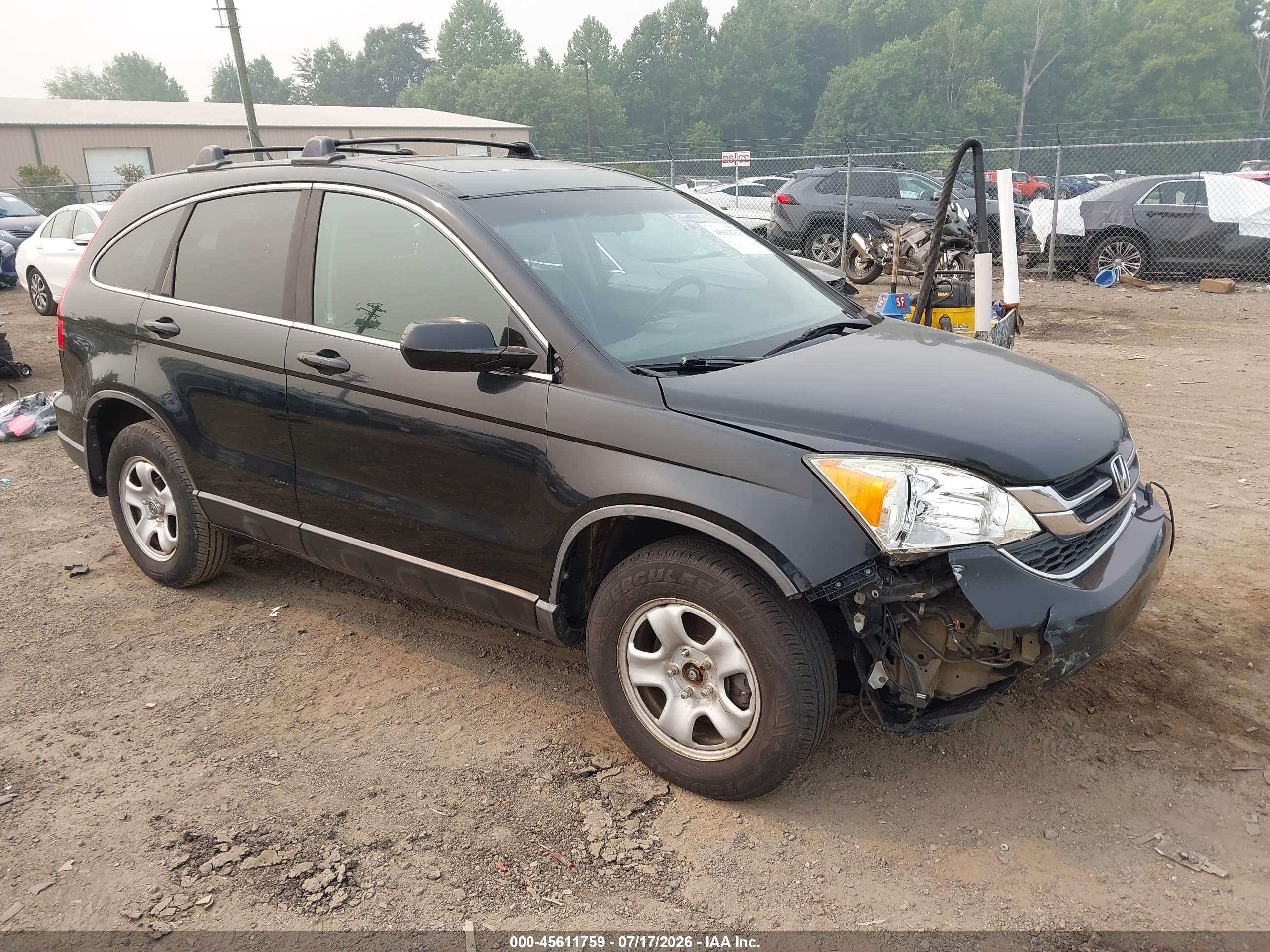2011 Honda CR-V EX-L, VIN 5J6RE4H71BL055005 — Front end