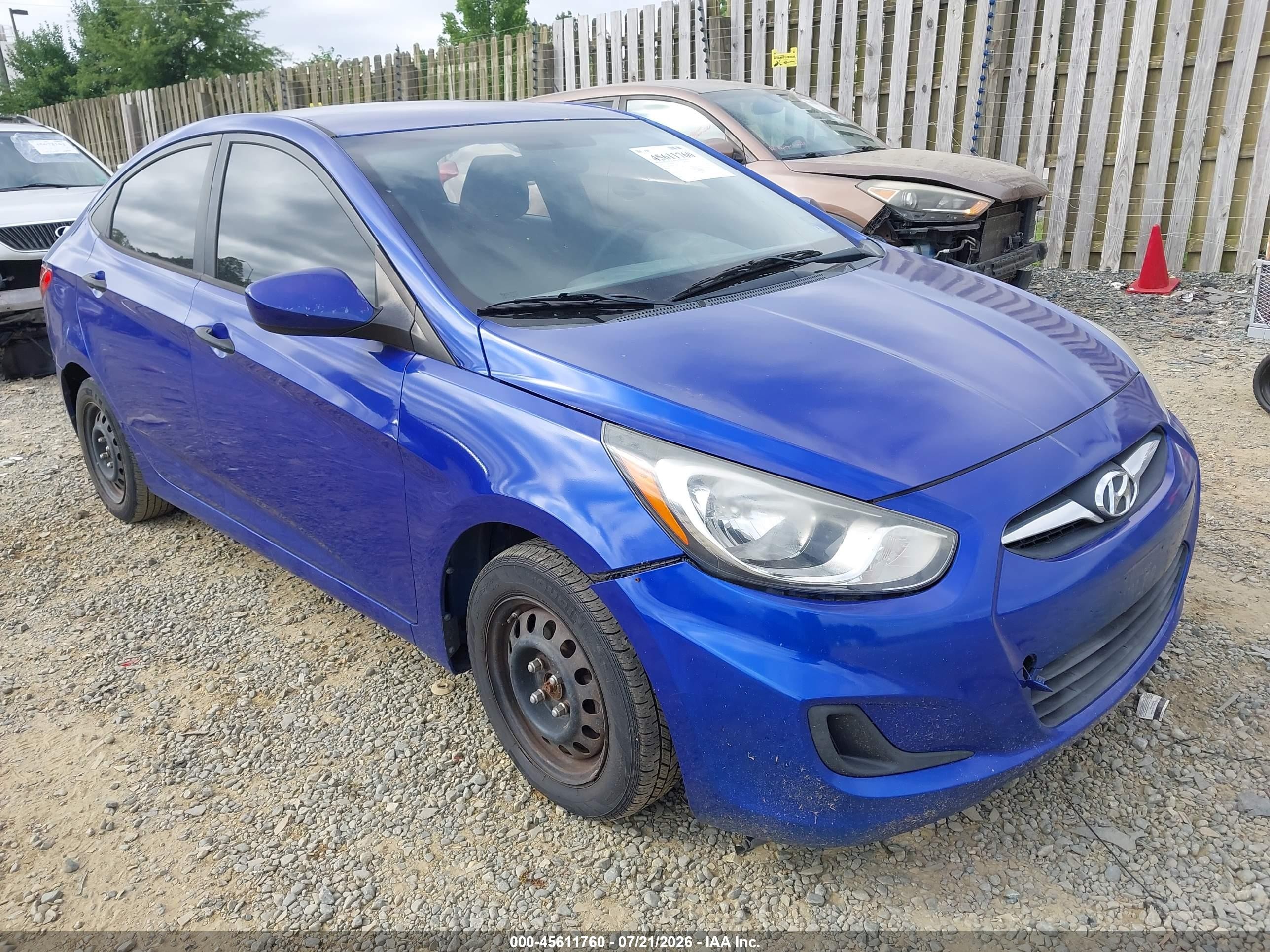 2012 Hyundai Accent GLS, VIN KMHCT4AE1CU112028 — Side