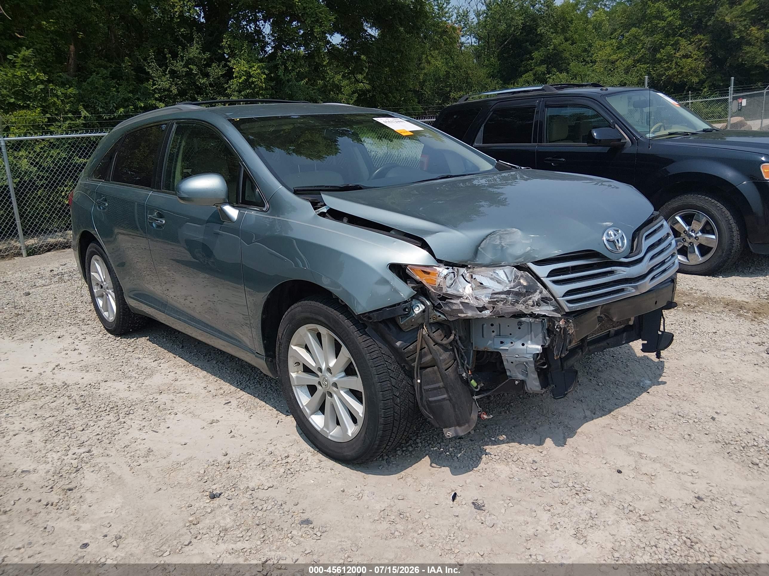 2011 Toyota Venza, VIN 4T3ZA3BB8BU039356 — Front end