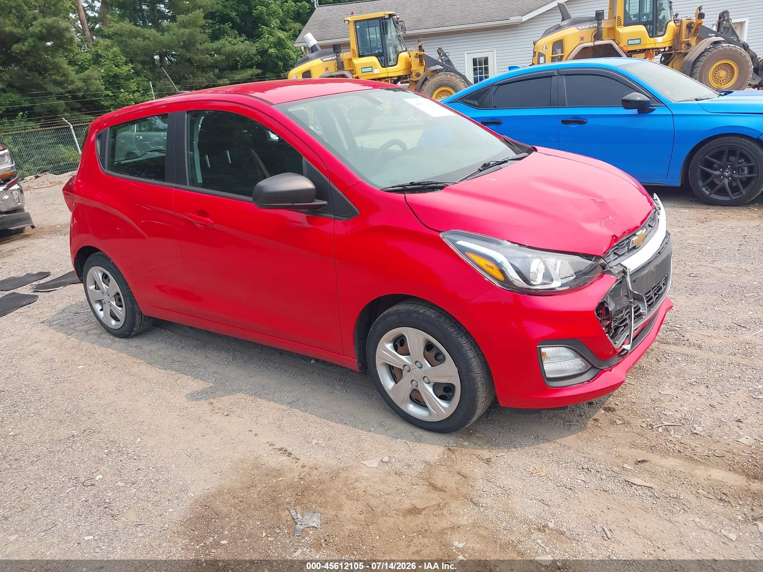 2019 Chevrolet Spark LS, VIN KL8CB6SA6KC713429 — Перед