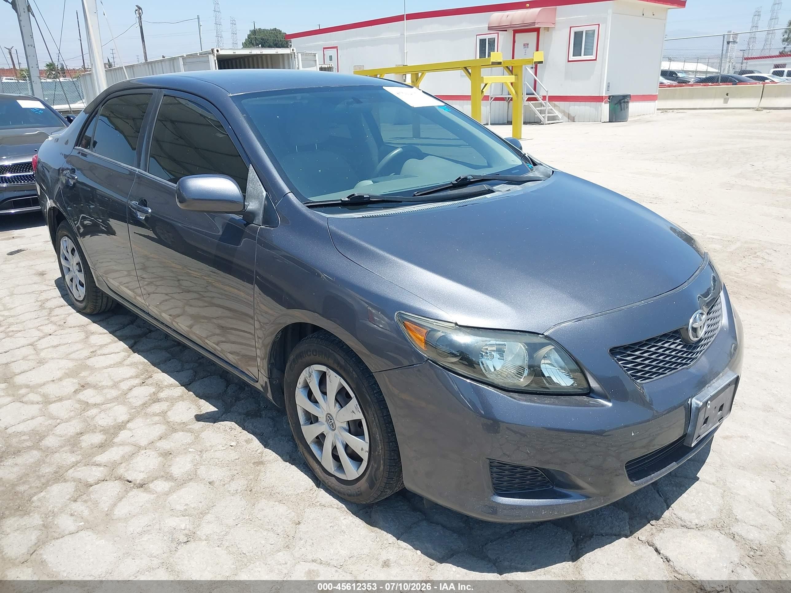 2009 Toyota Corolla LE, VIN 1NXBU40E89Z043213 — Front end