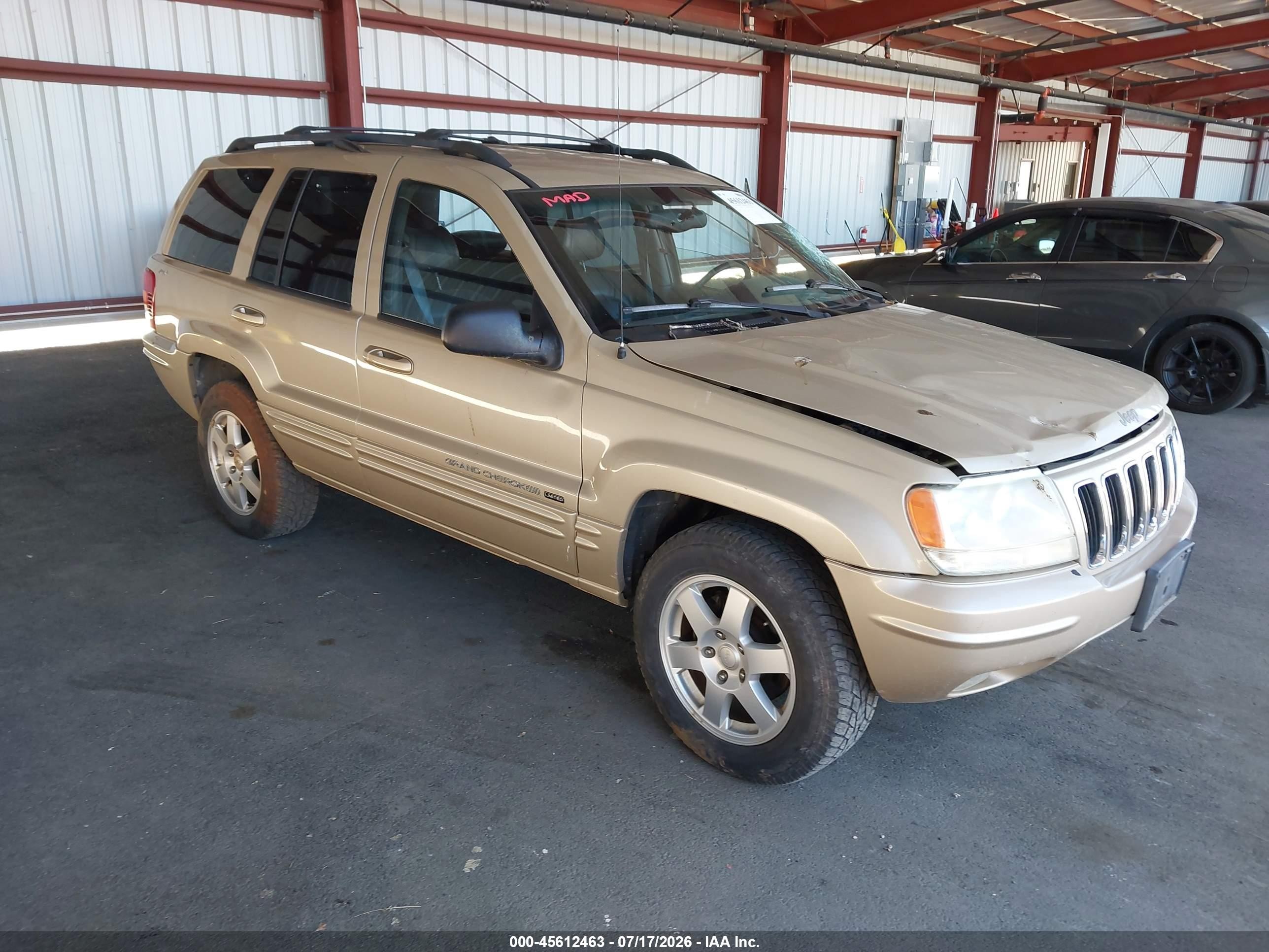 2001 Jeep Grand Cherokee Limited, VIN 1J4GW58NX1C578174 — Перед
