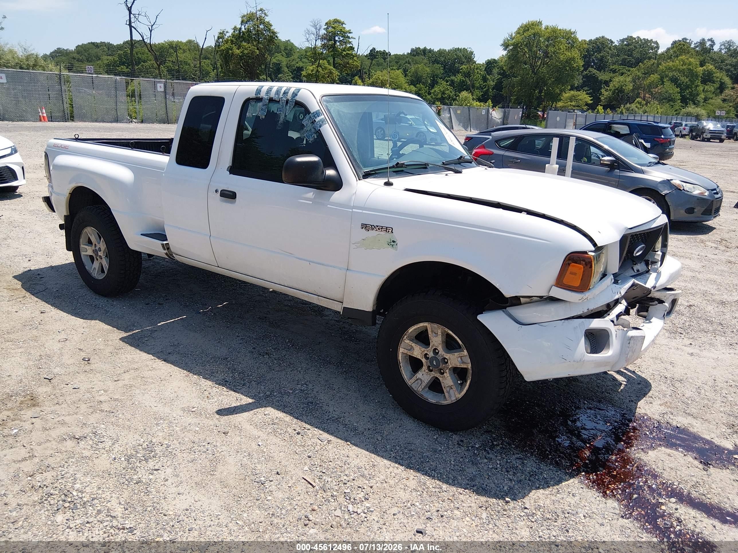 2004 Ford Ranger XL Fleet, VIN 1FTZR45E64PA36796 — Front end