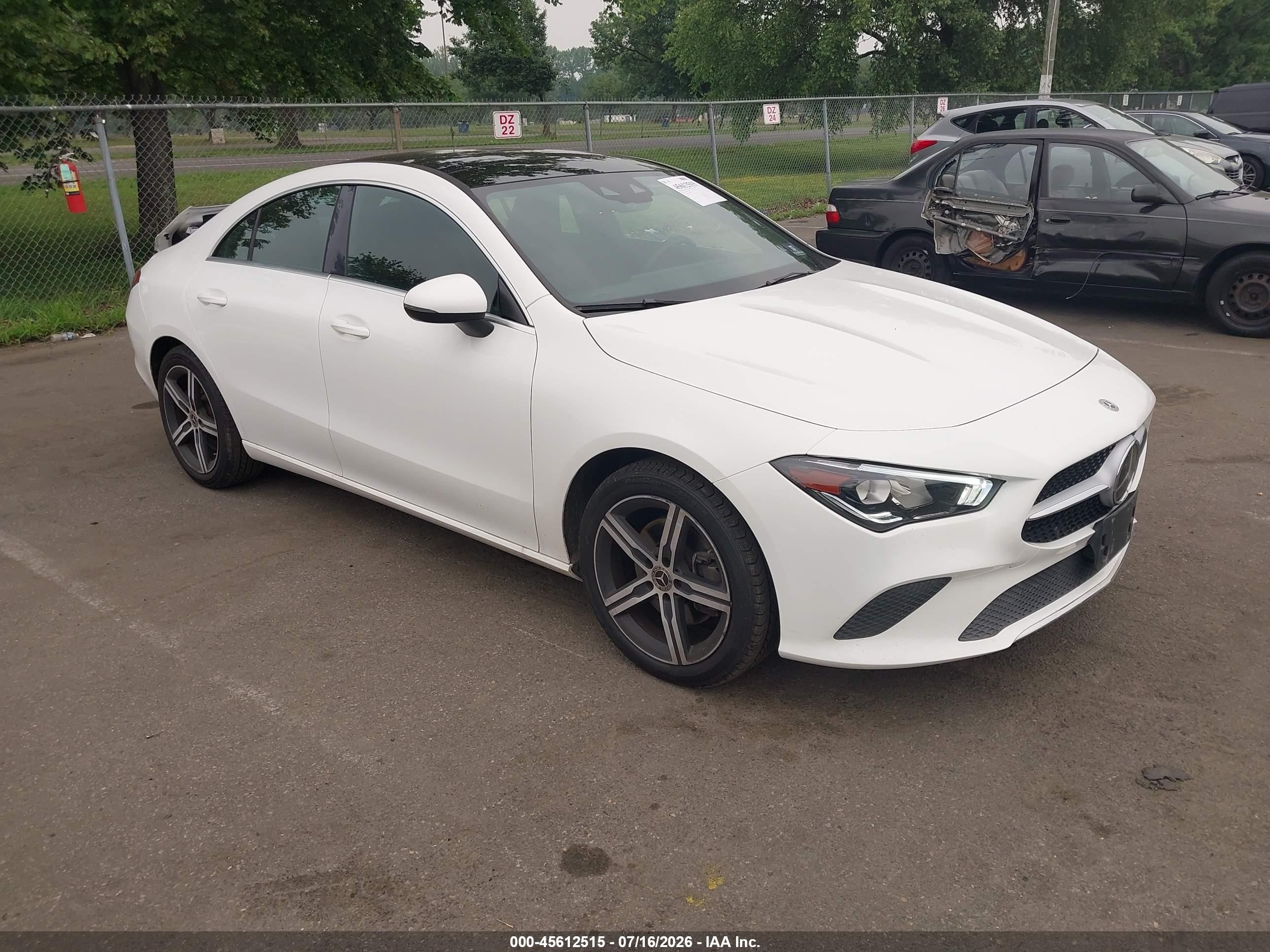 2020 Mercedes-Benz CLA 250, VIN WDD5J4HB8LN067779 — Rear end