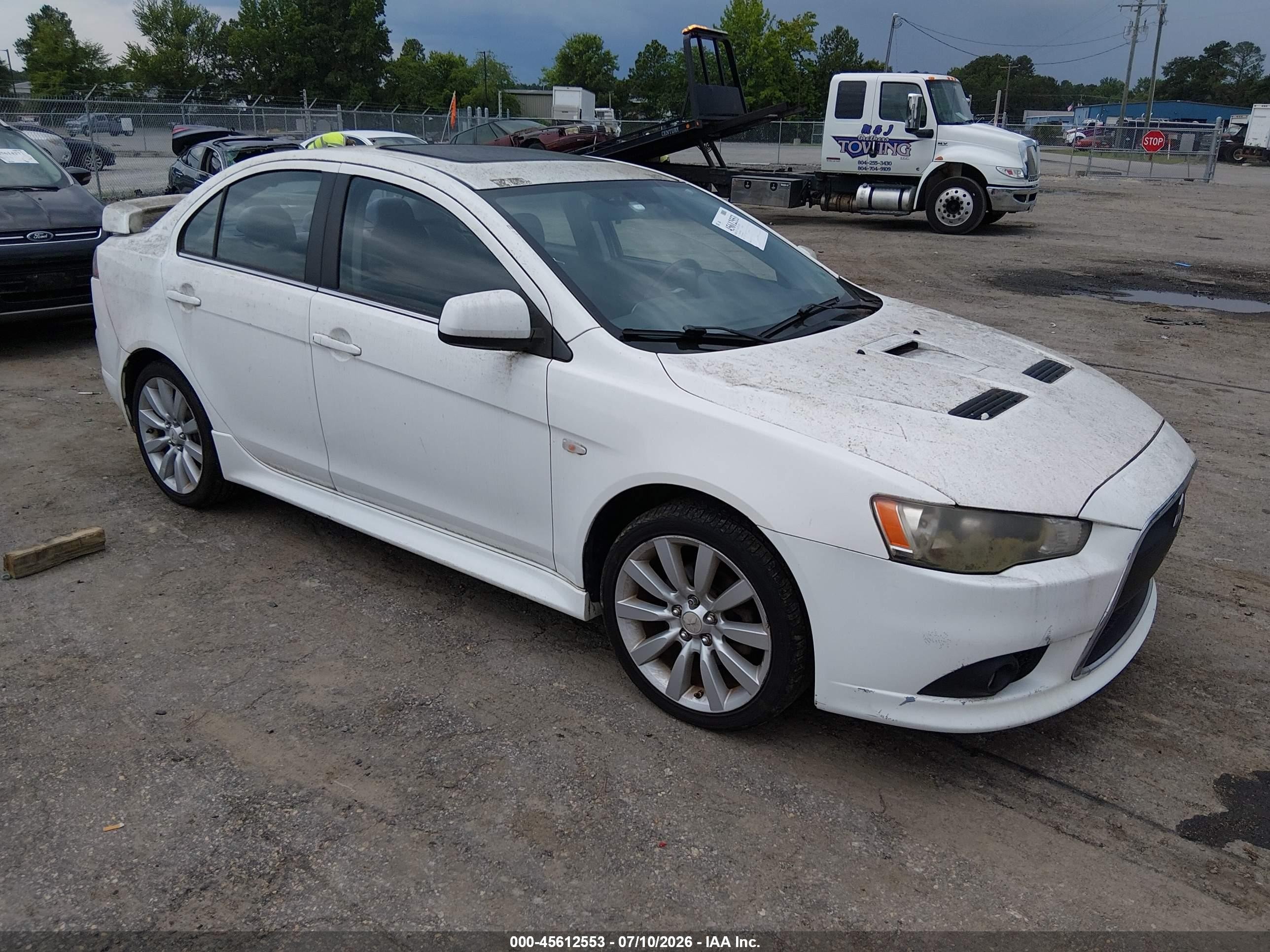 2011 Mitsubishi Lancer Ralliart, VIN JA32V6FV0BU021568 — Side