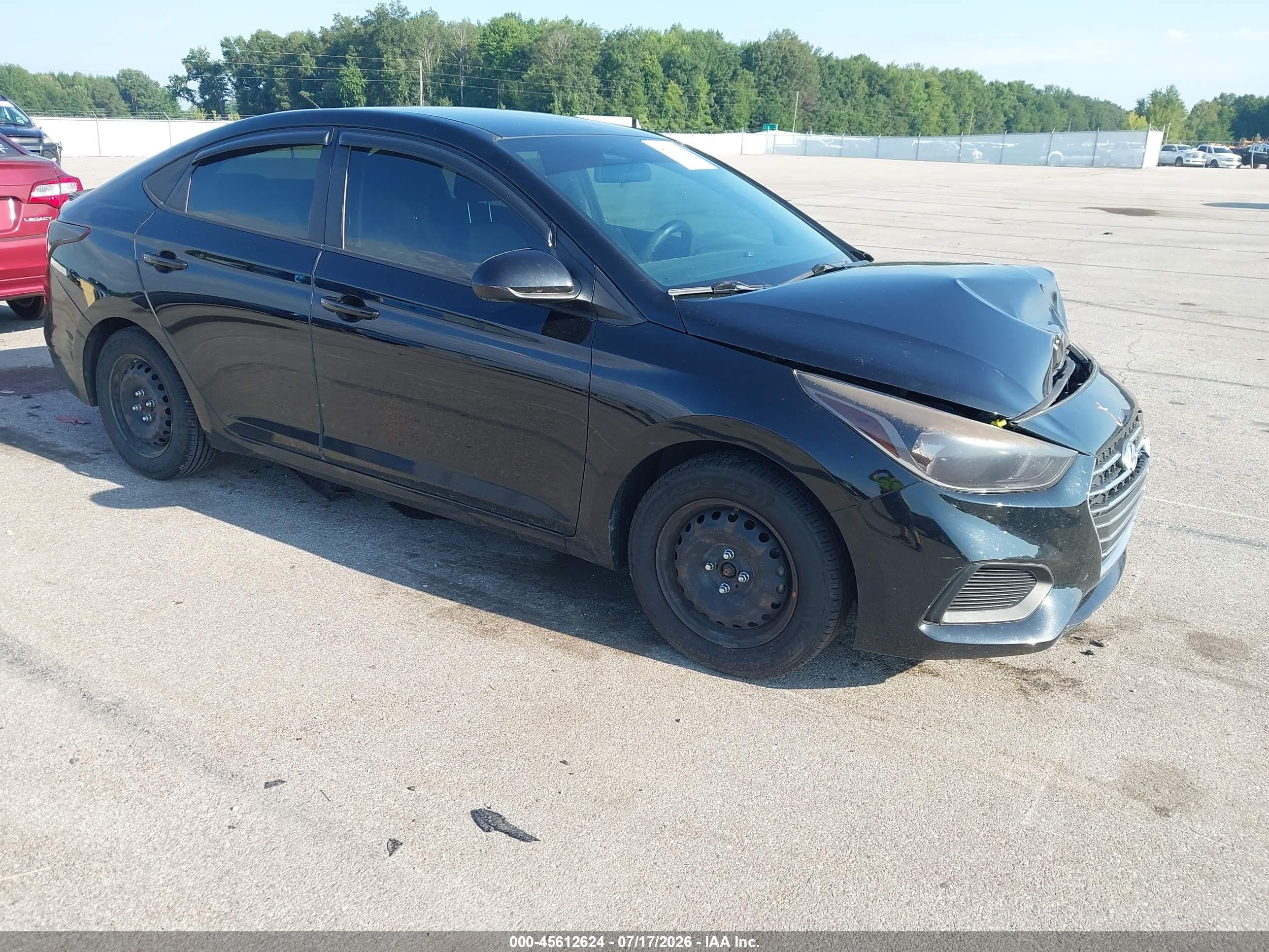 2021 Hyundai Accent SEL, VIN 3KPC24A61ME134160 — Front end