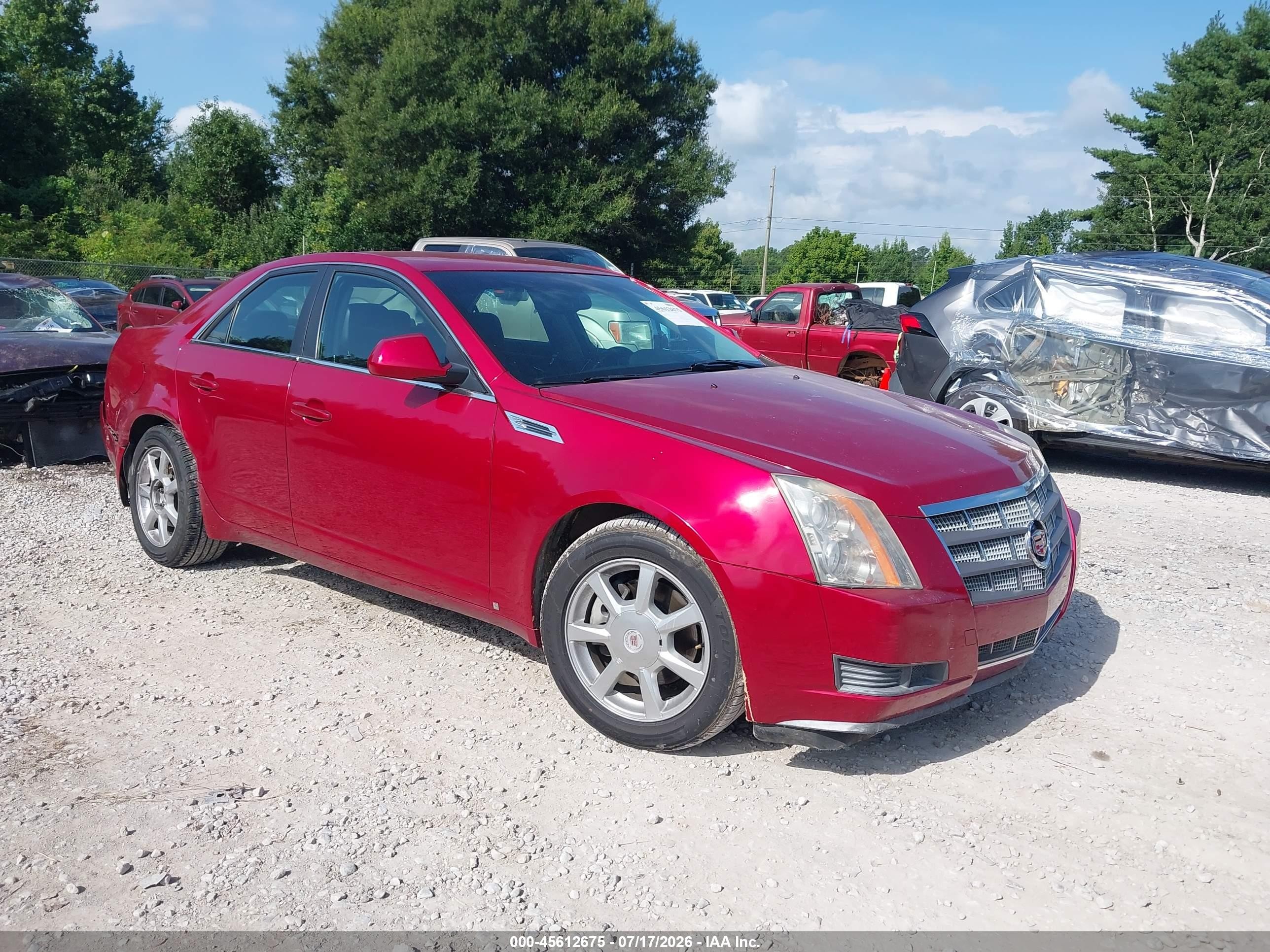 2009 Cadillac CTS RWD, VIN 1G6DU57V290158361 — Rear end
