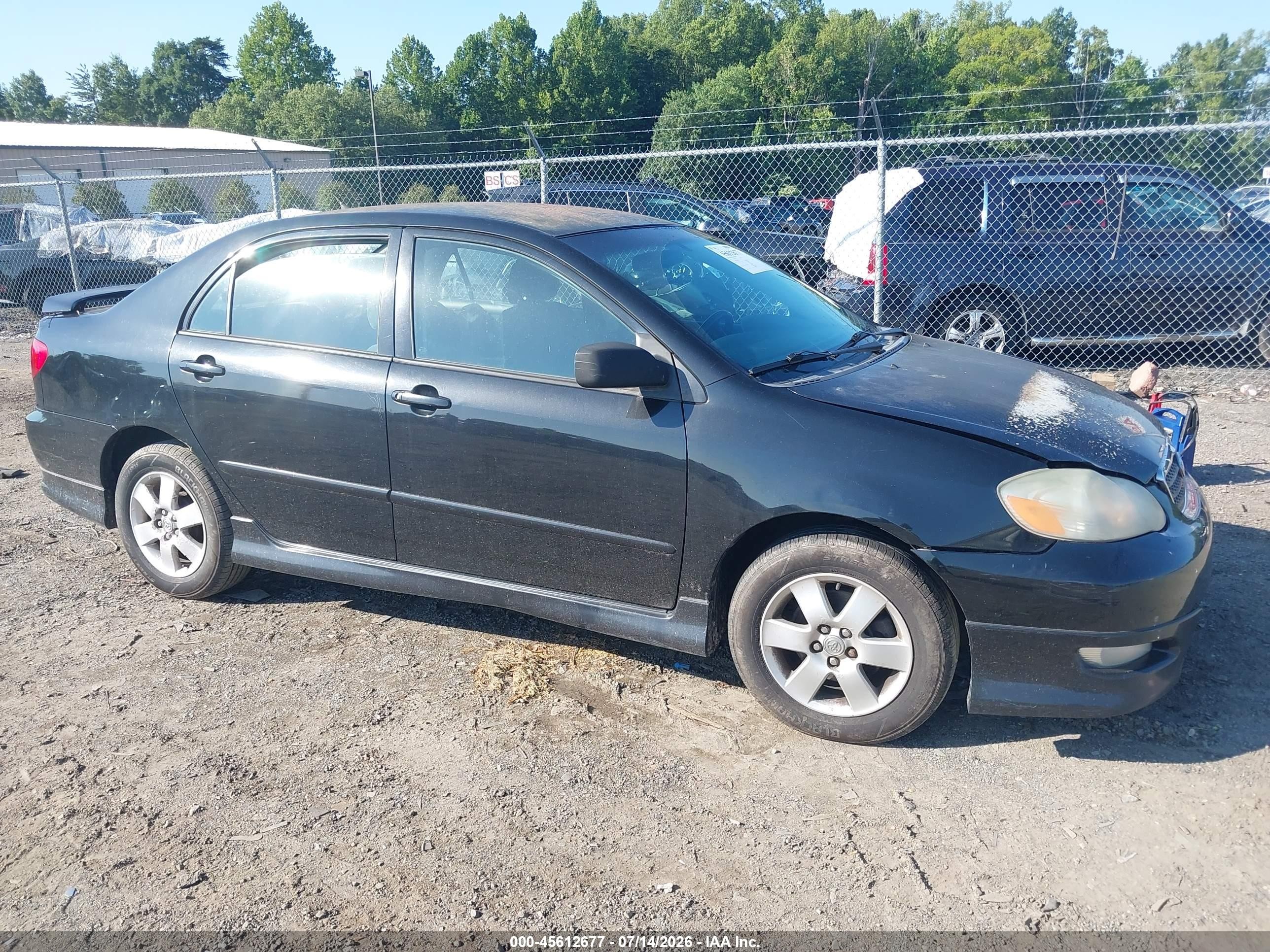 2007 Toyota Corolla CE, VIN 2T1BR32E27C746362 — Front end