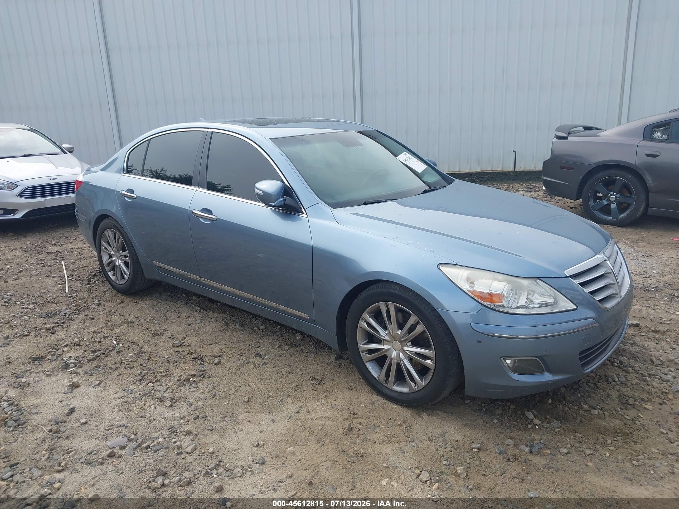 2009 Hyundai Genesis, VIN KMHGC46F59U058521 — Repossession