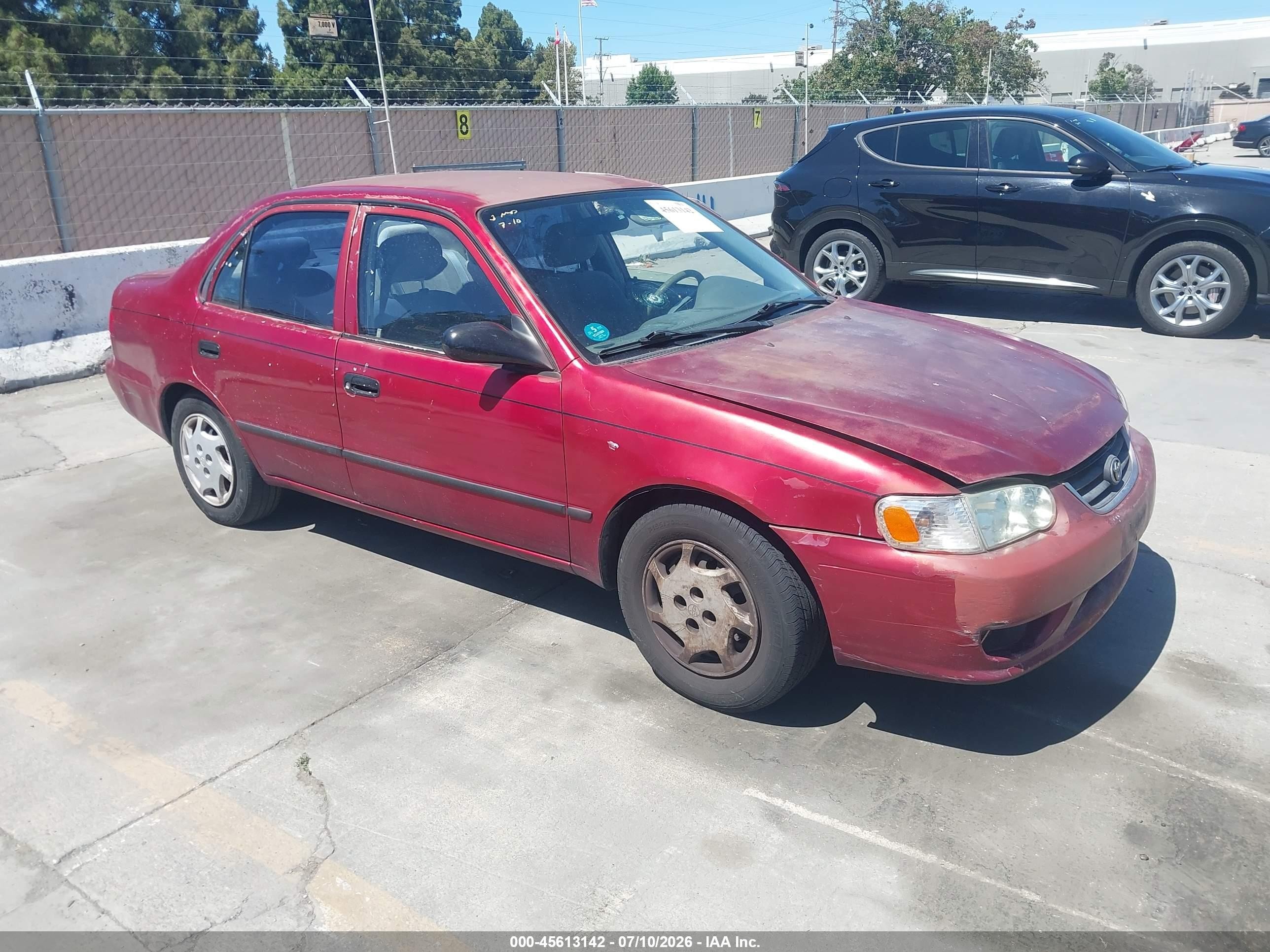 2002 Toyota Corolla LE, VIN 1NXBR12E22Z584650 — Normal wear