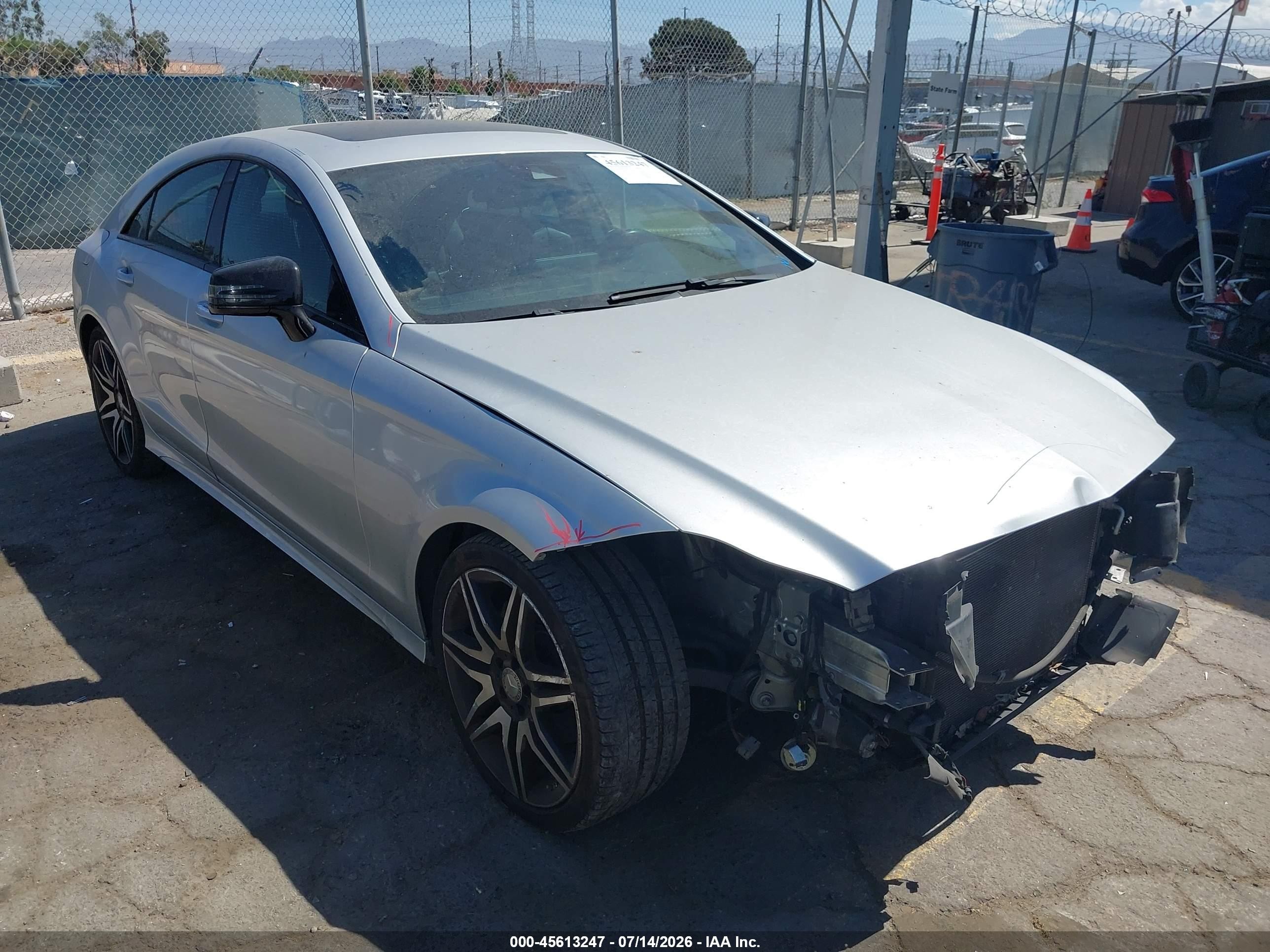 2016 Mercedes-Benz CLS 400, VIN WDDLJ6FB9GA177887 — Front end