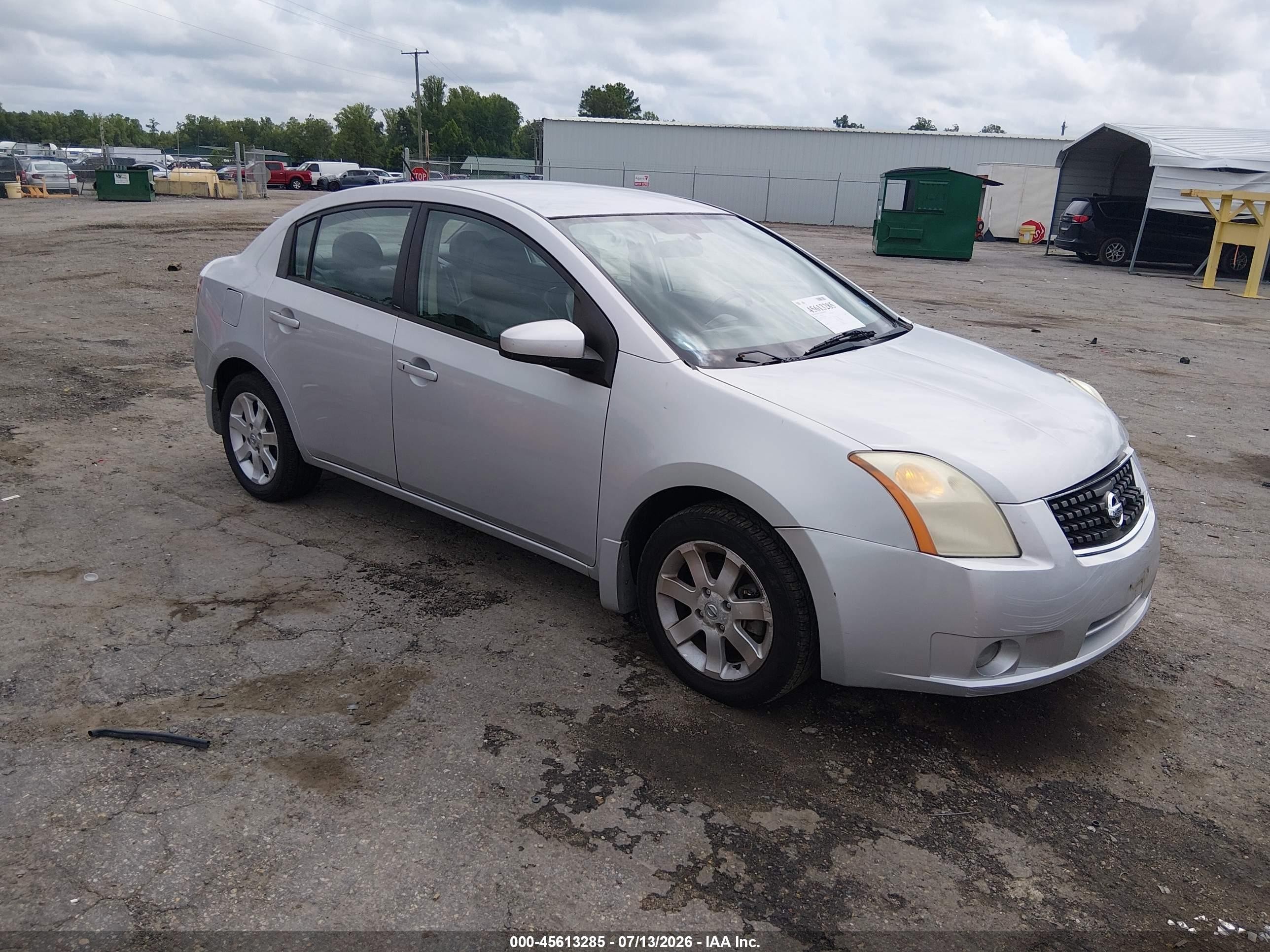 2008 Nissan Sentra SL, VIN 3N1AB61EX8L738417 — Side