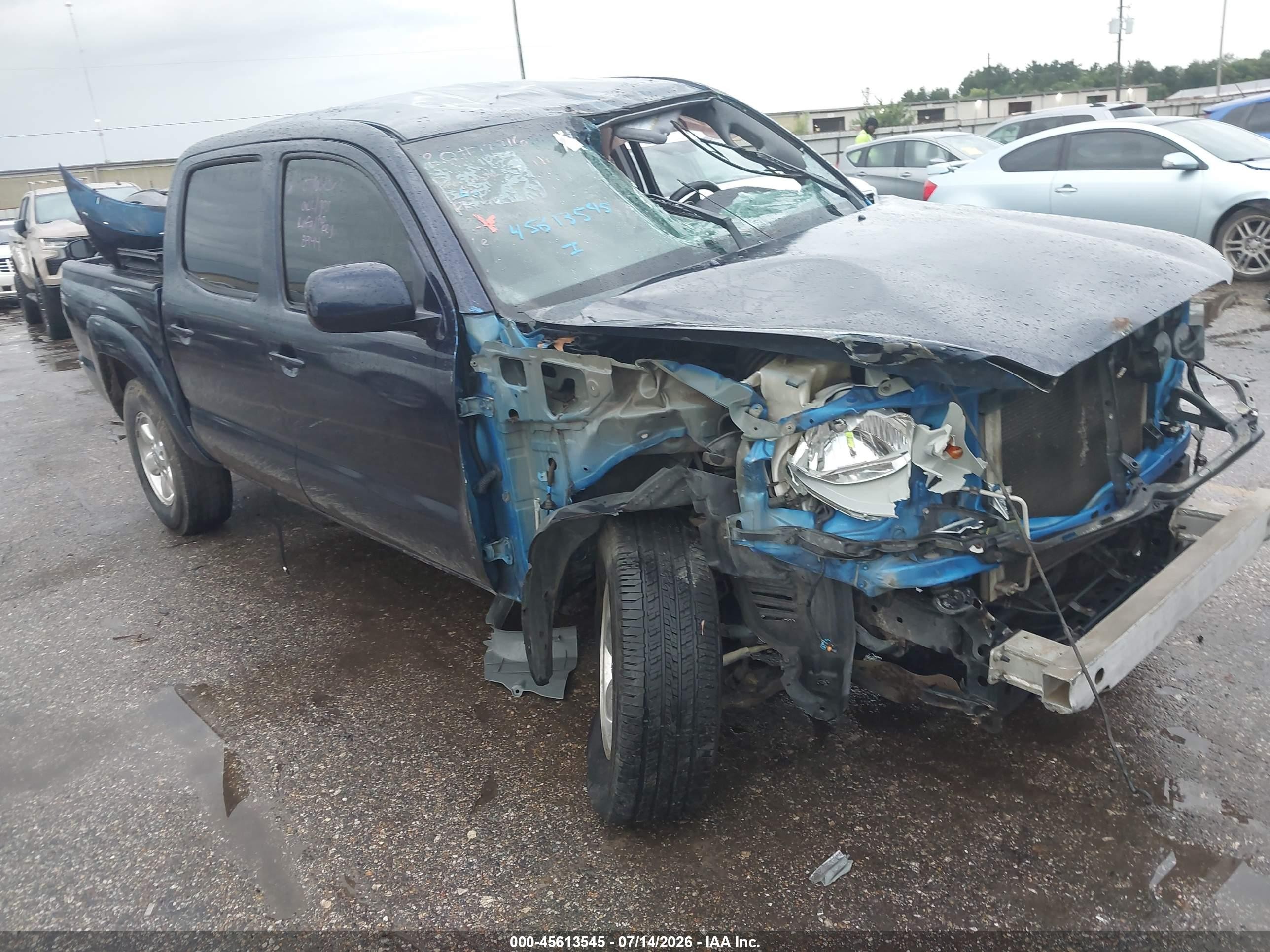 2009 Toyota Tacoma PreRunner, VIN 3TMJU62N19M088944 — Rollover