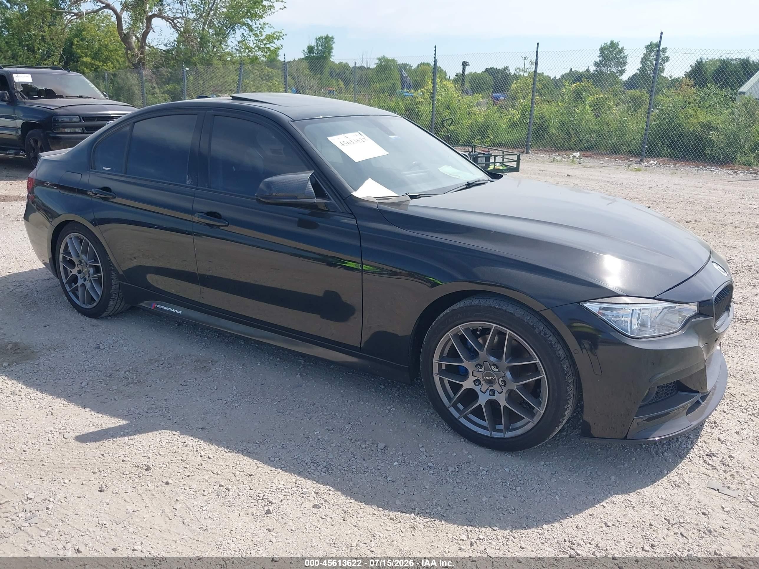 2015 BMW 3 Series 320i xDrive, VIN WBA3C3G51FNT52438 — Rear end