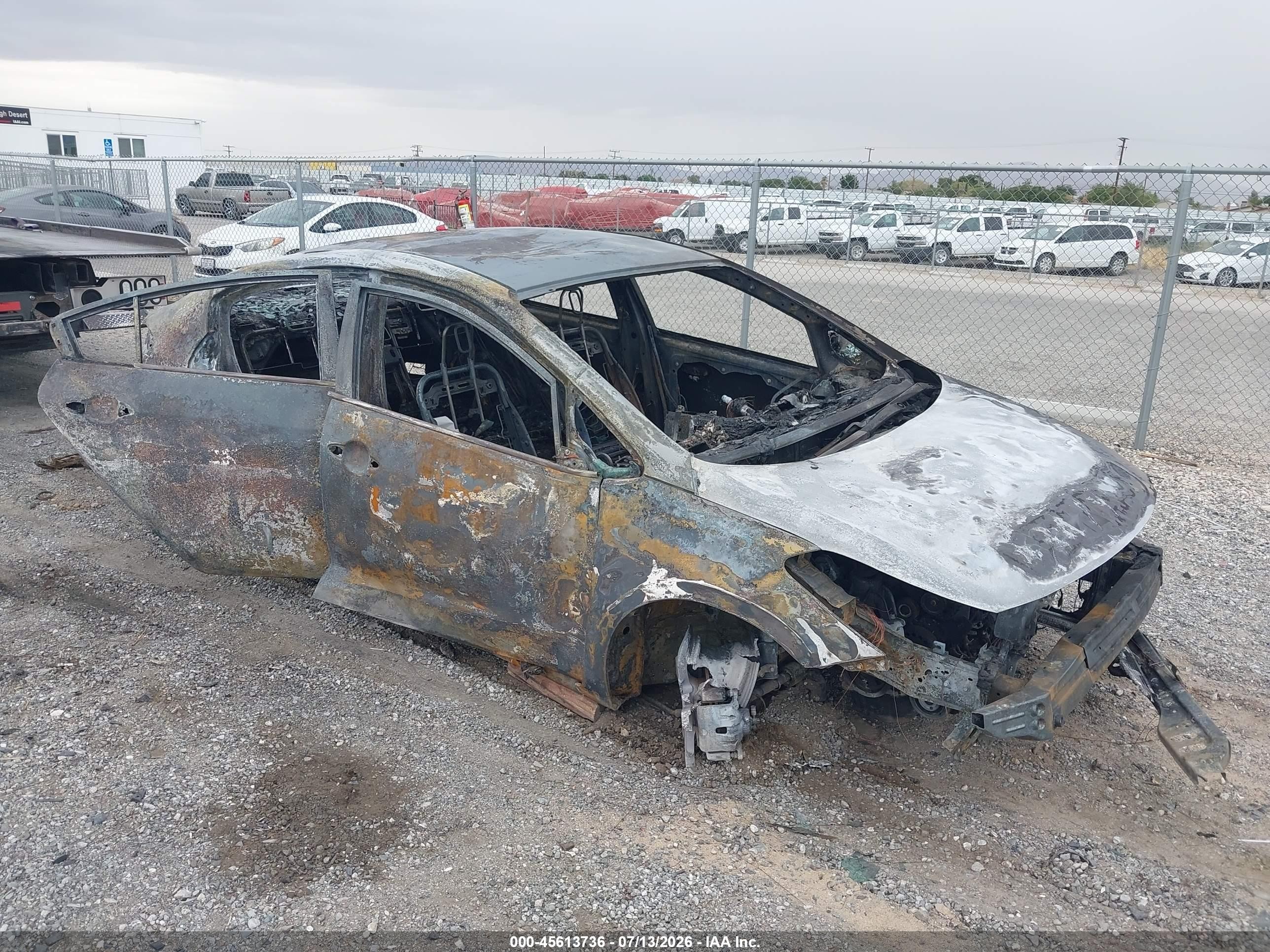 2017 Kia Forte EX, VIN 3KPFL4A82HE055338 — Burn