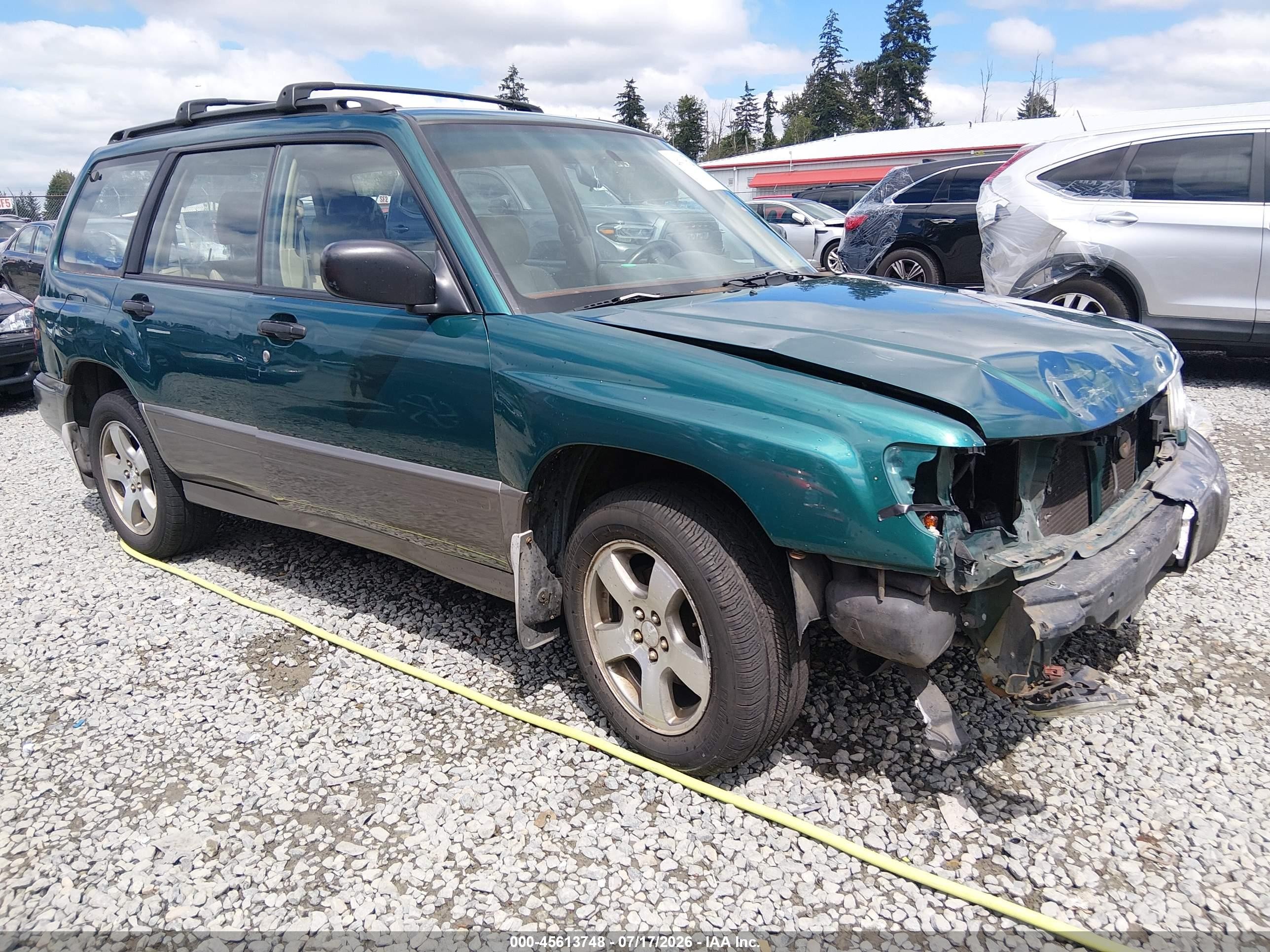 1999 Subaru Forester S, VIN JF1SF6553XH711806 — Перед