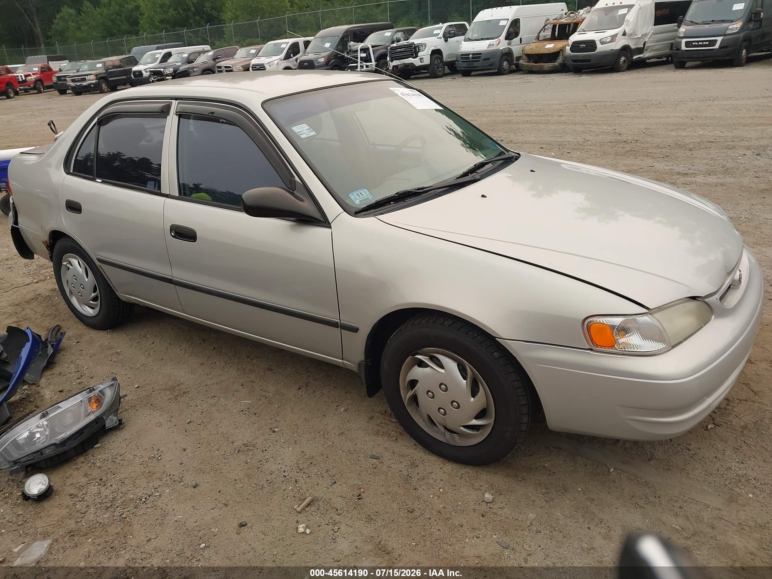 2000 Toyota Corolla CE, VIN 2T1BR12E7YC339093 — Rear end