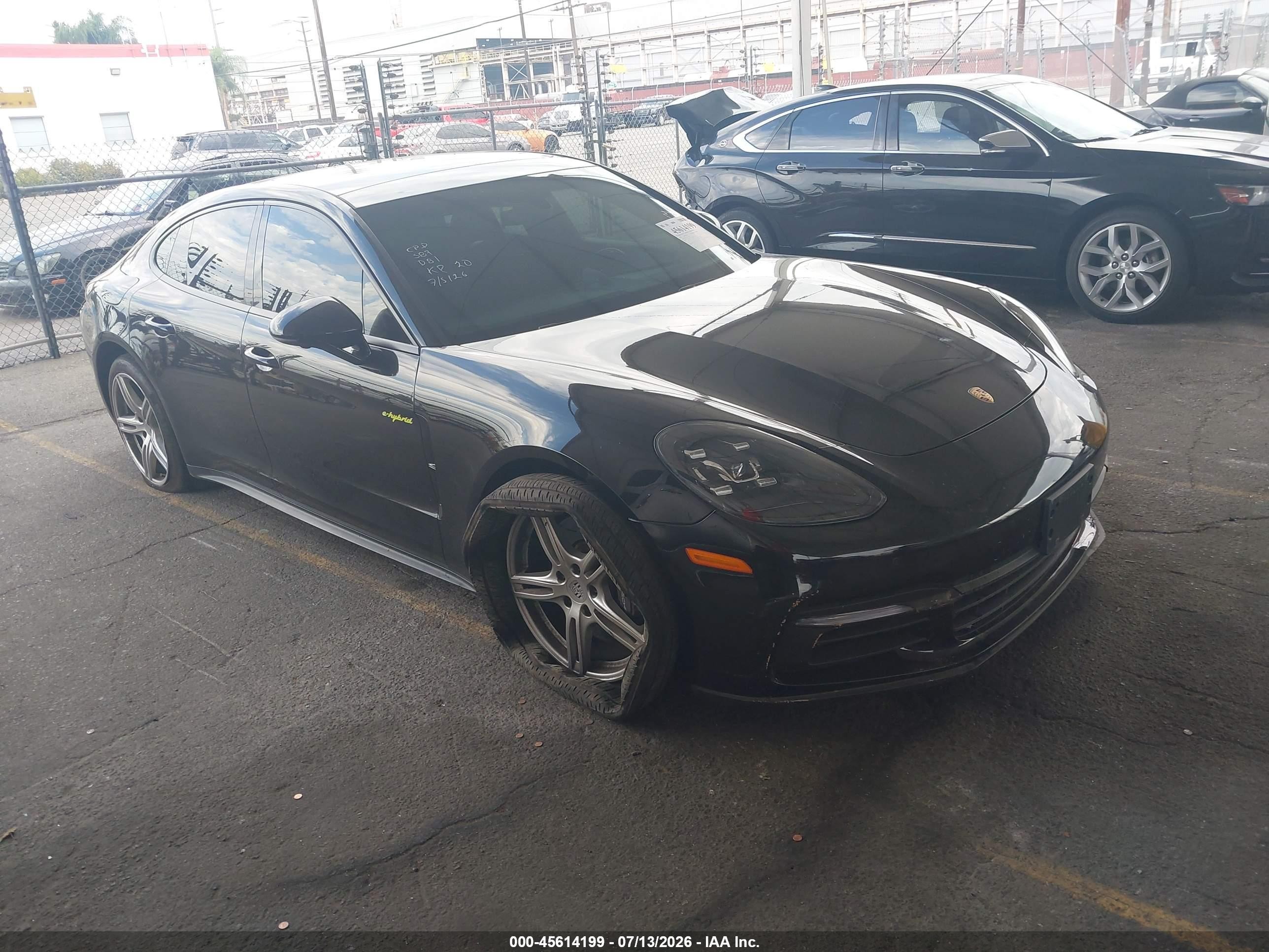 2018 Porsche Panamera 4 E-Hybrid, VIN WP0AE2A77JL129575 — Front end
