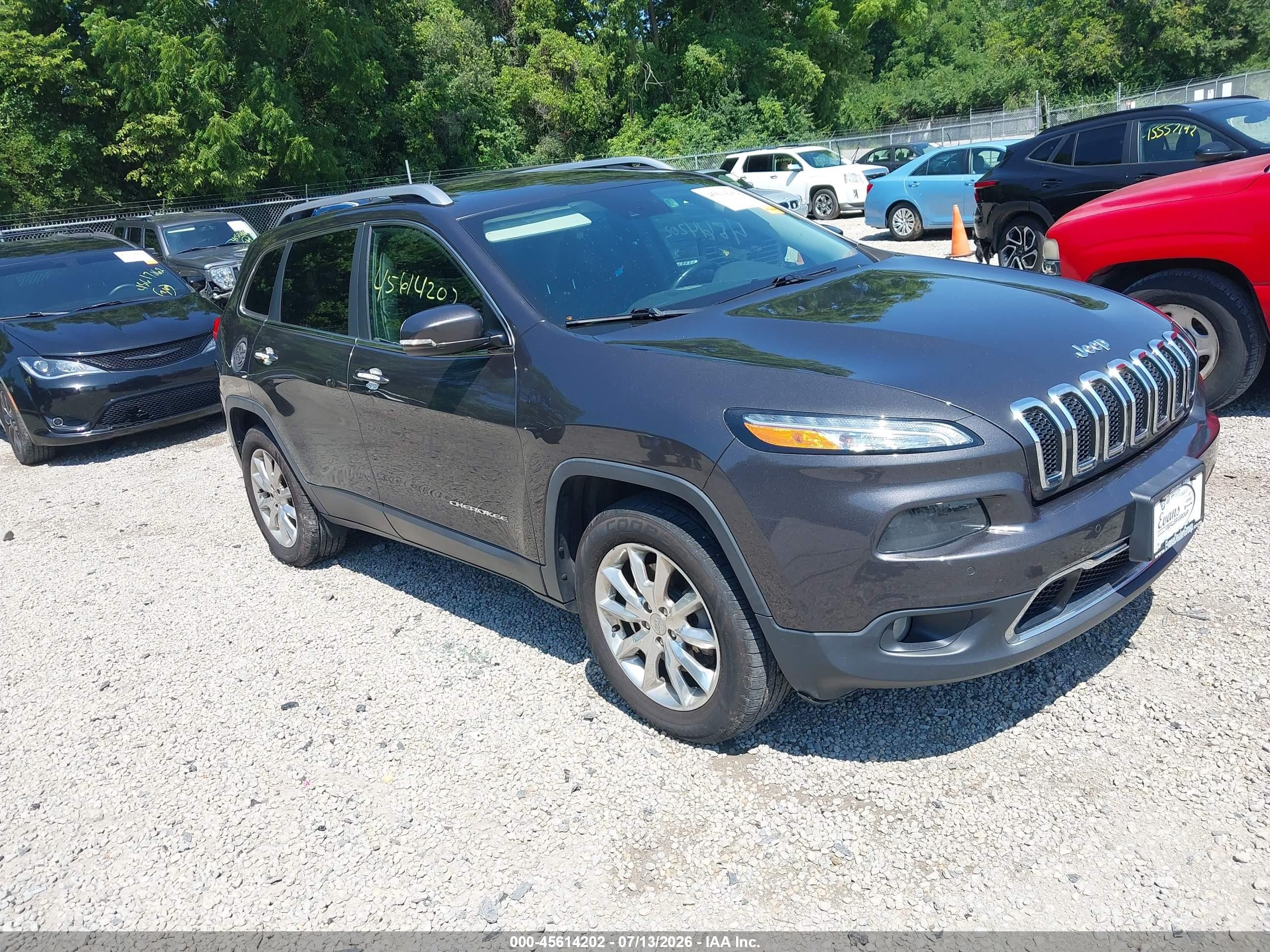 2016 Jeep Cherokee Limited, VIN 1C4PJMDS3GW144342 — Theft recovery