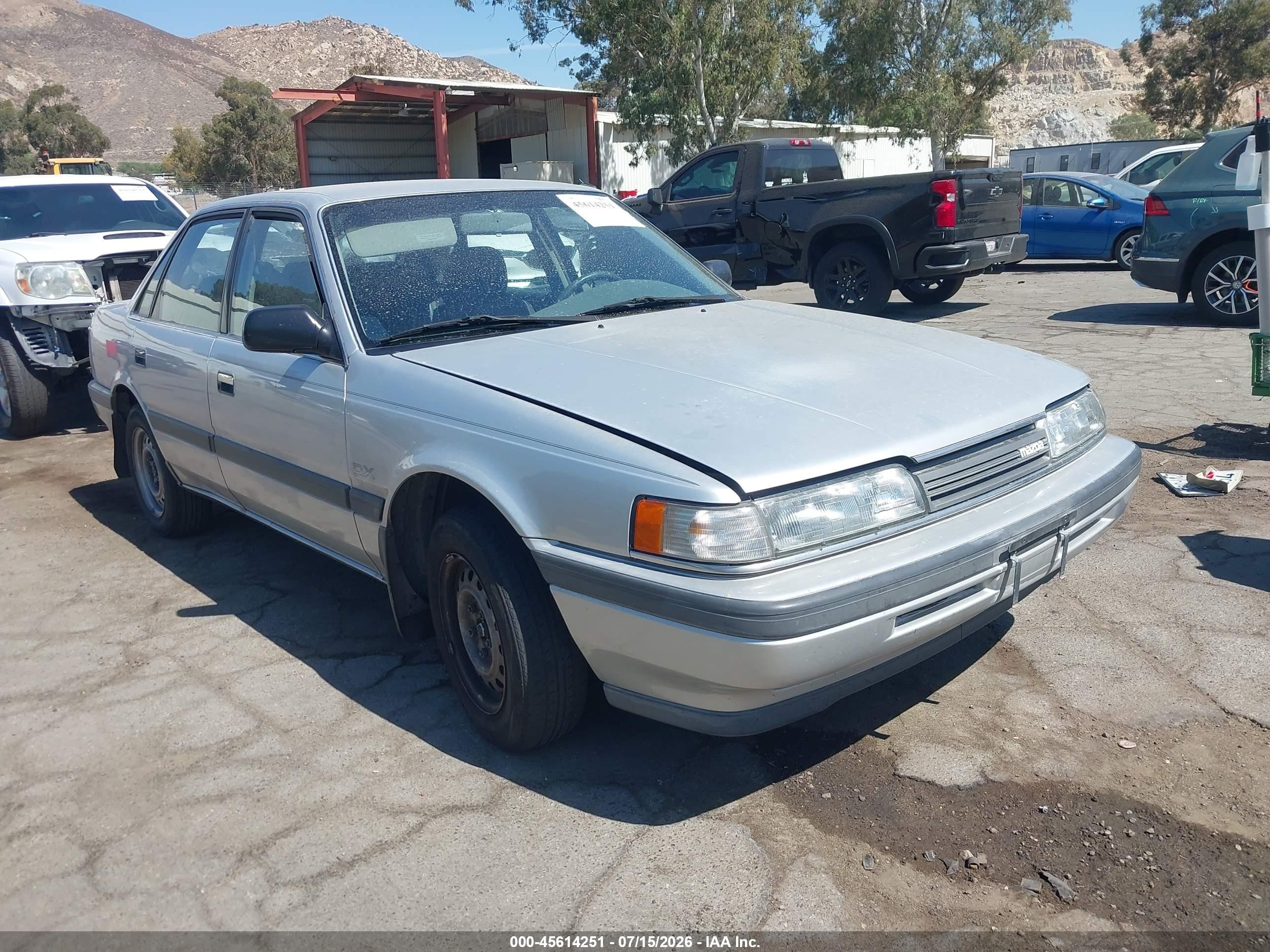 1991 Mazda 626, VIN 1YVGD22B2M5119670 — Normal wear