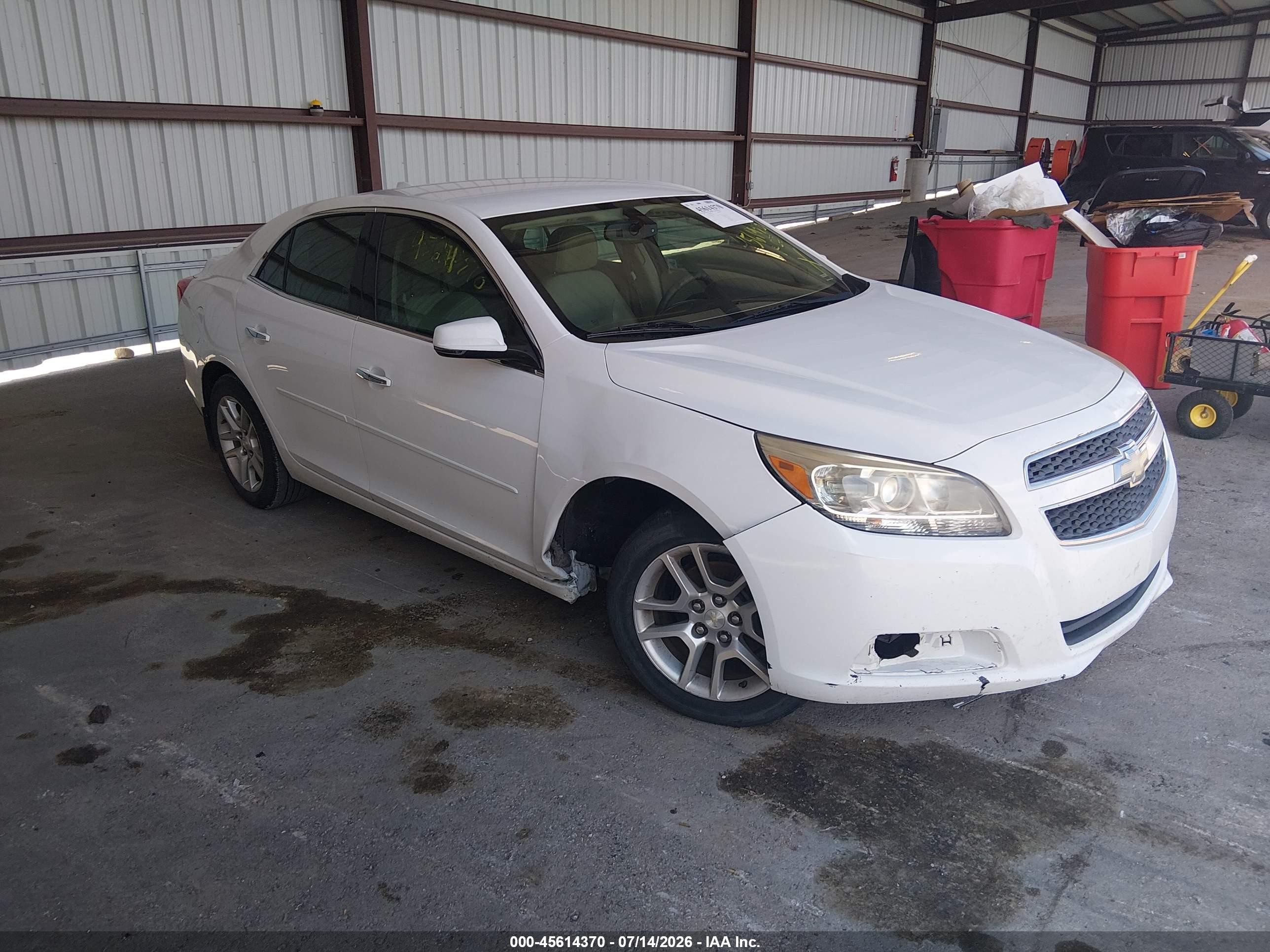 2013 Chevrolet Malibu LT, VIN 1G11C5SA3DF122345 — Side