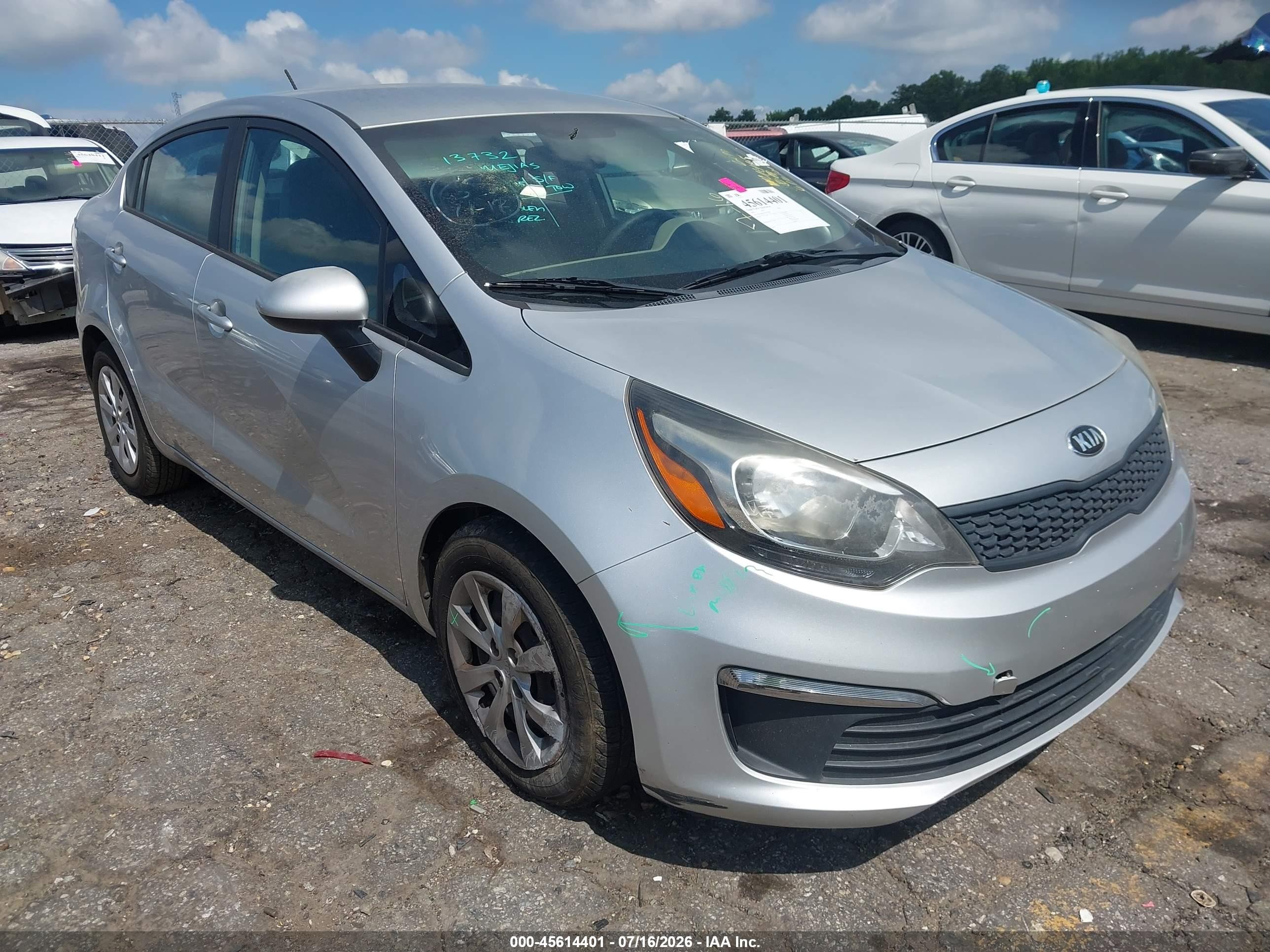 2016 Kia Rio LX, VIN KNADM4A39G6554485 — Vandalism
