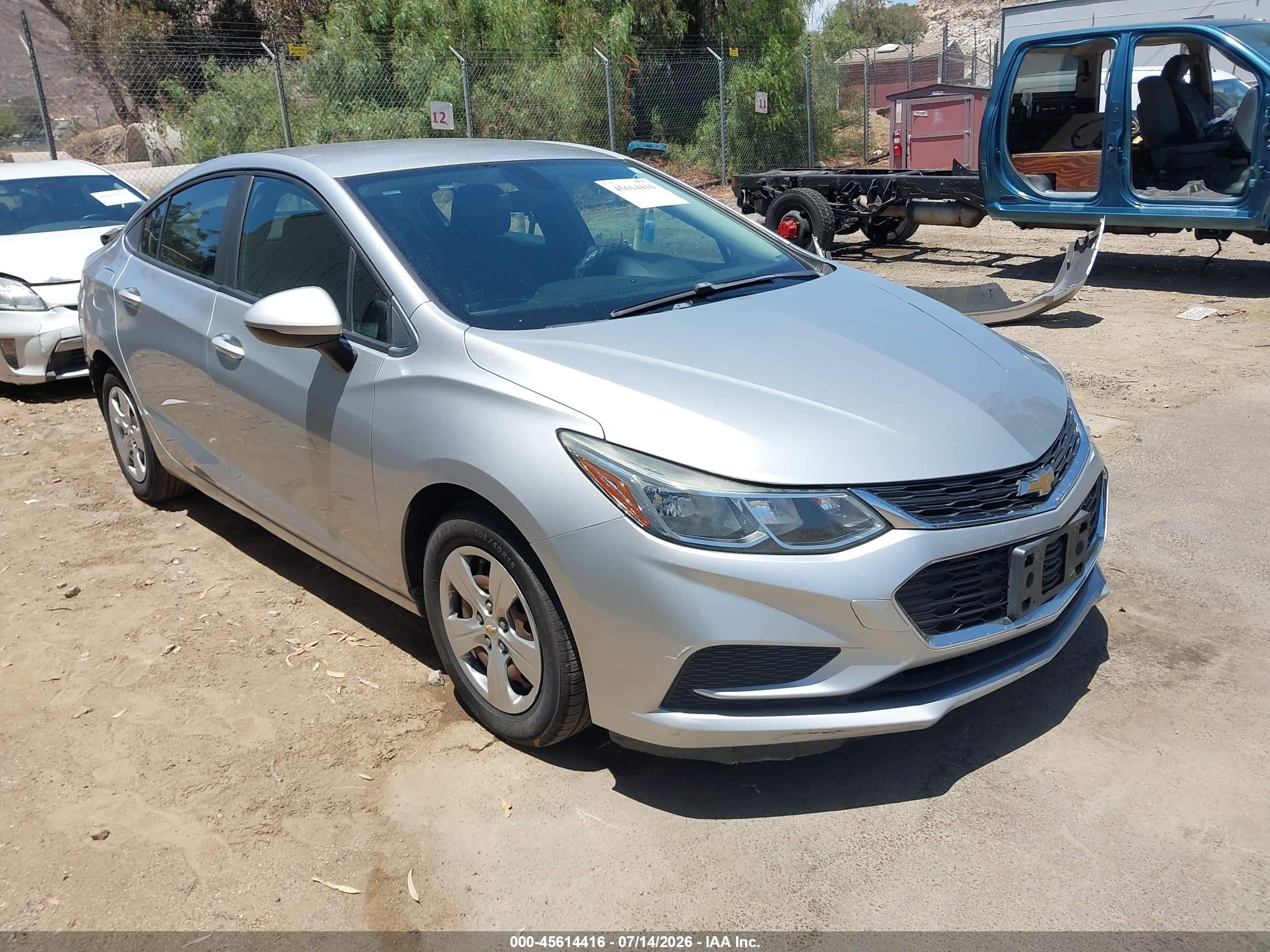 2018 Chevrolet Cruze LS, VIN 1G1BC5SM4J7186690 — Rear end