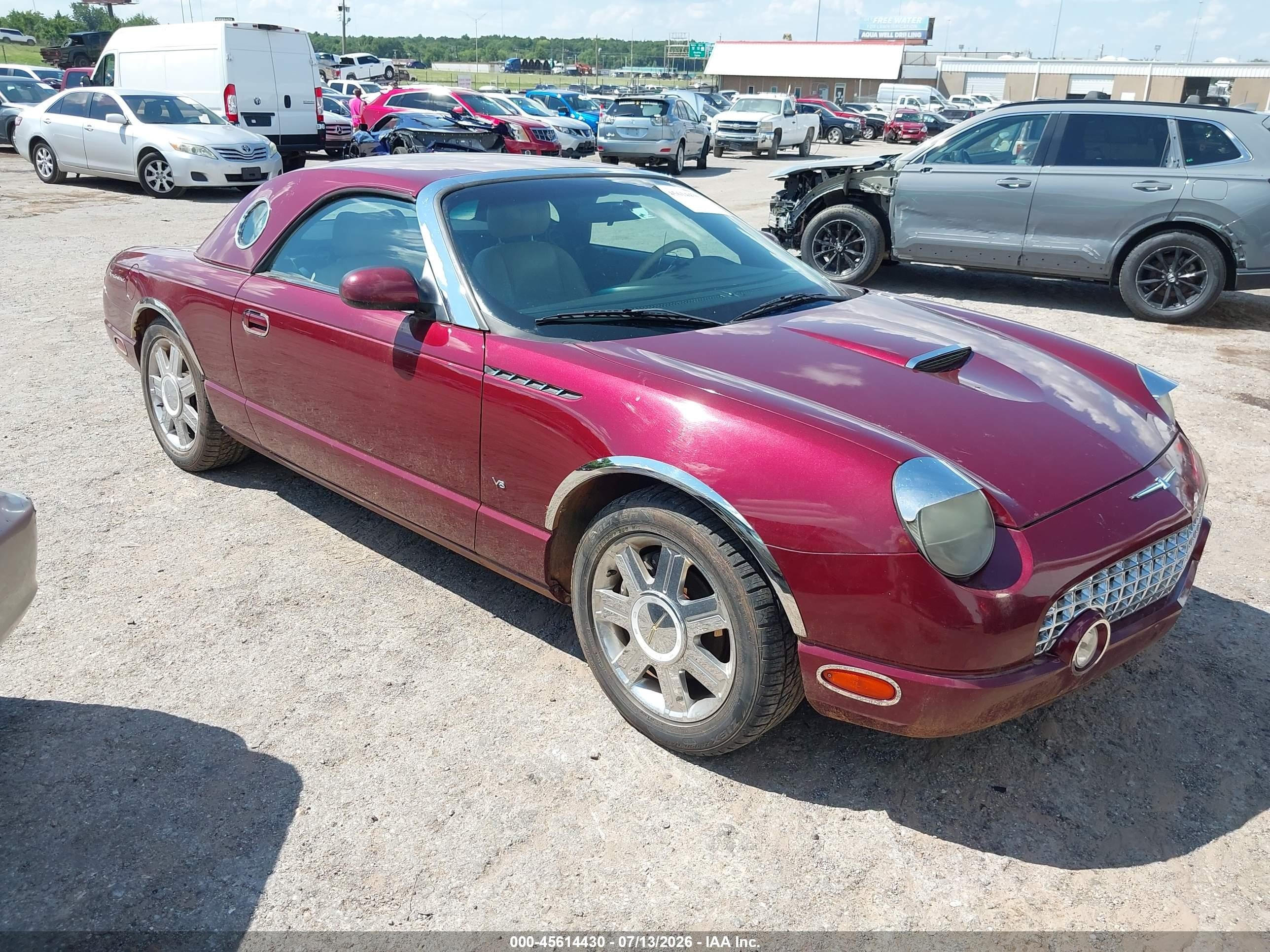 2004 Ford Thunderbird Deluxe, VIN 1FAHP60A54Y104412 — Обычный износ