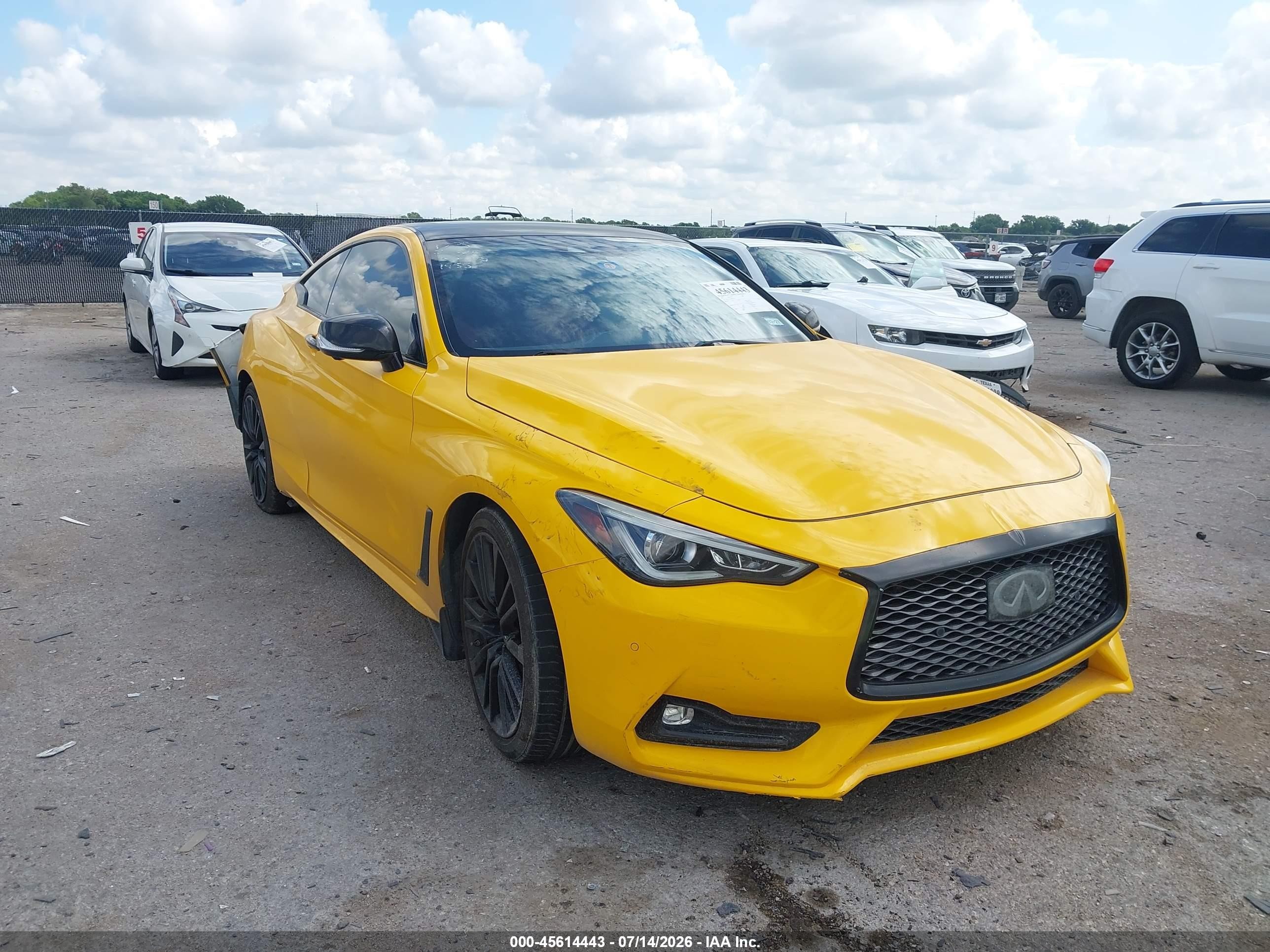 2017 Infiniti Q60 Red Sport 400, VIN JN1FV7EL5HM701955 — Зад