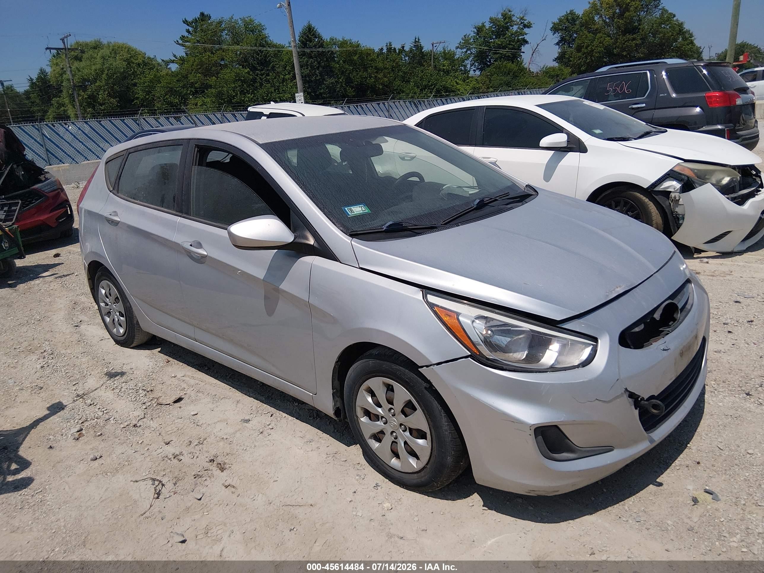 2017 Hyundai Accent SE, VIN KMHCT5AE1HU319404 — Обычный износ