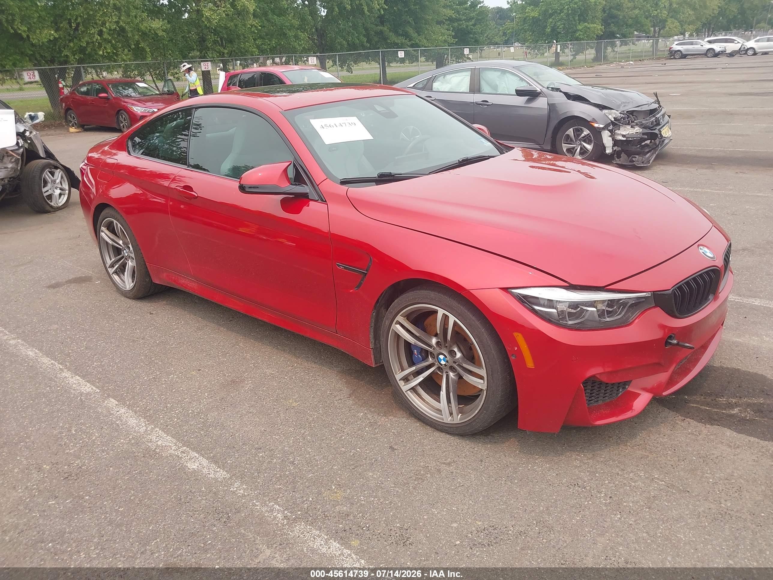 2018 BMW M4, VIN WBS4Y9C53JAC86844 — Water / flood