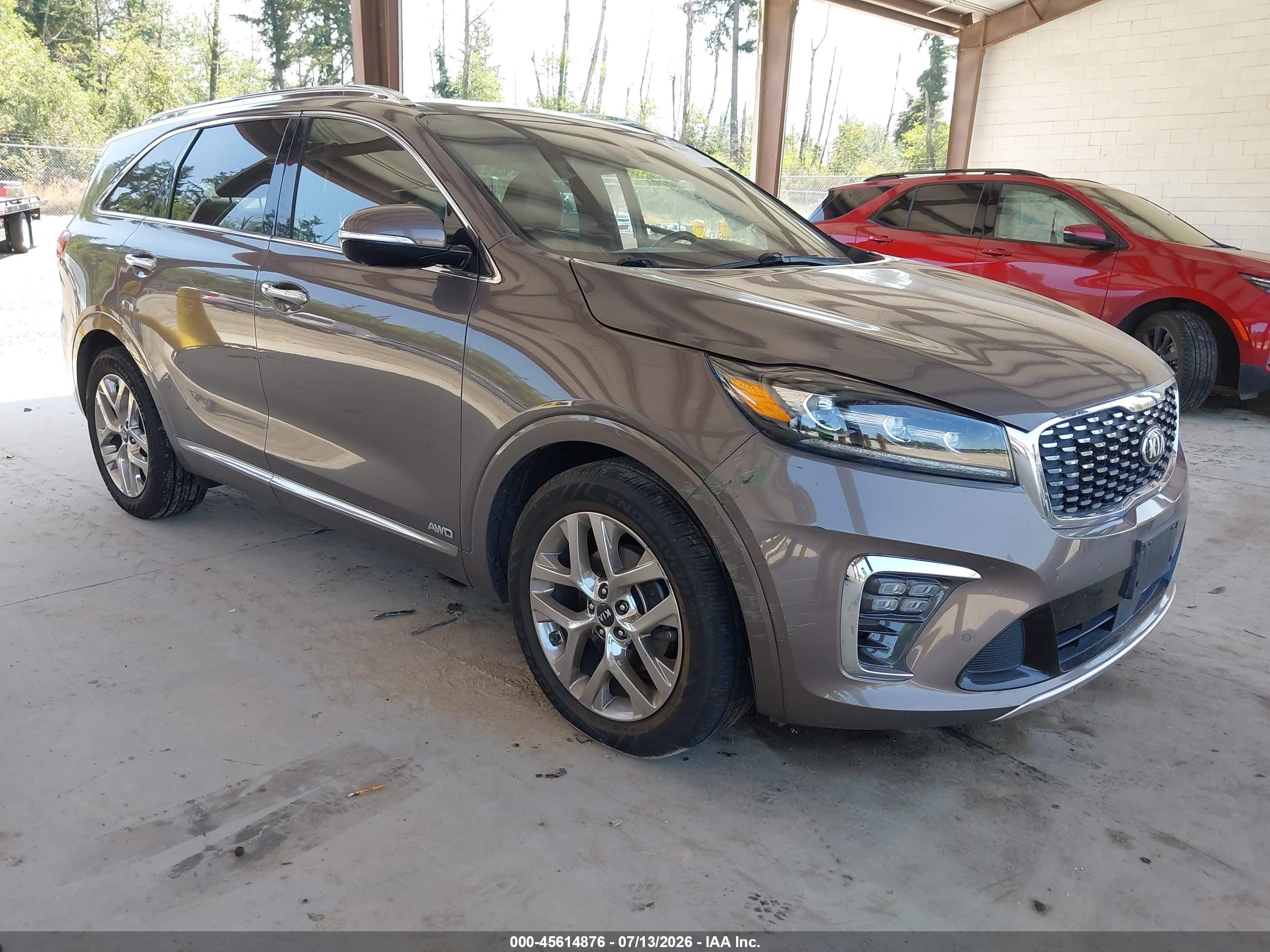 2019 Kia Sorento SX, VIN 5XYPKDA50KG532081 — Front end