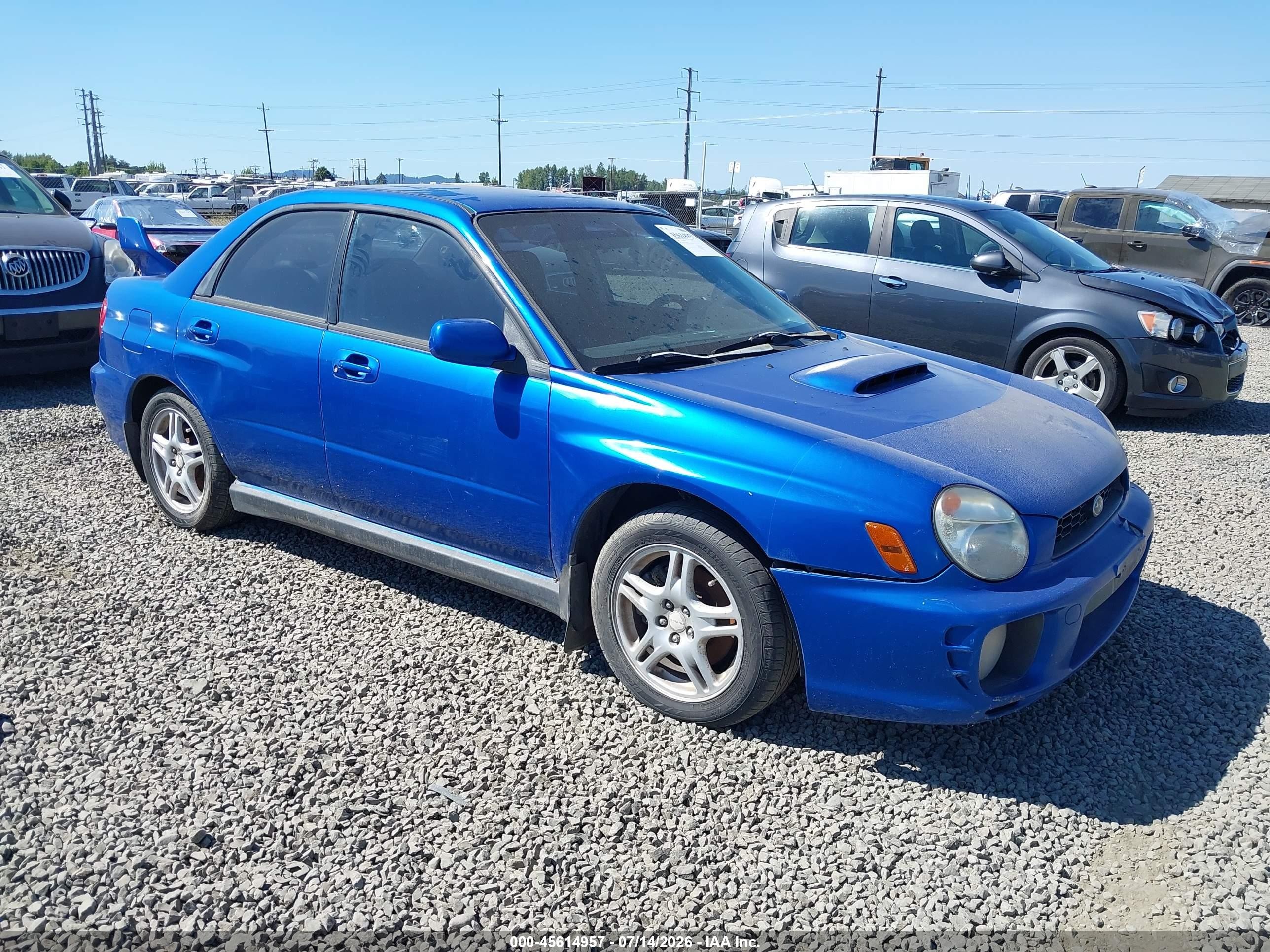 2002 Subaru Impreza WRX, VIN JF1GD29652G526887 — Обычный износ