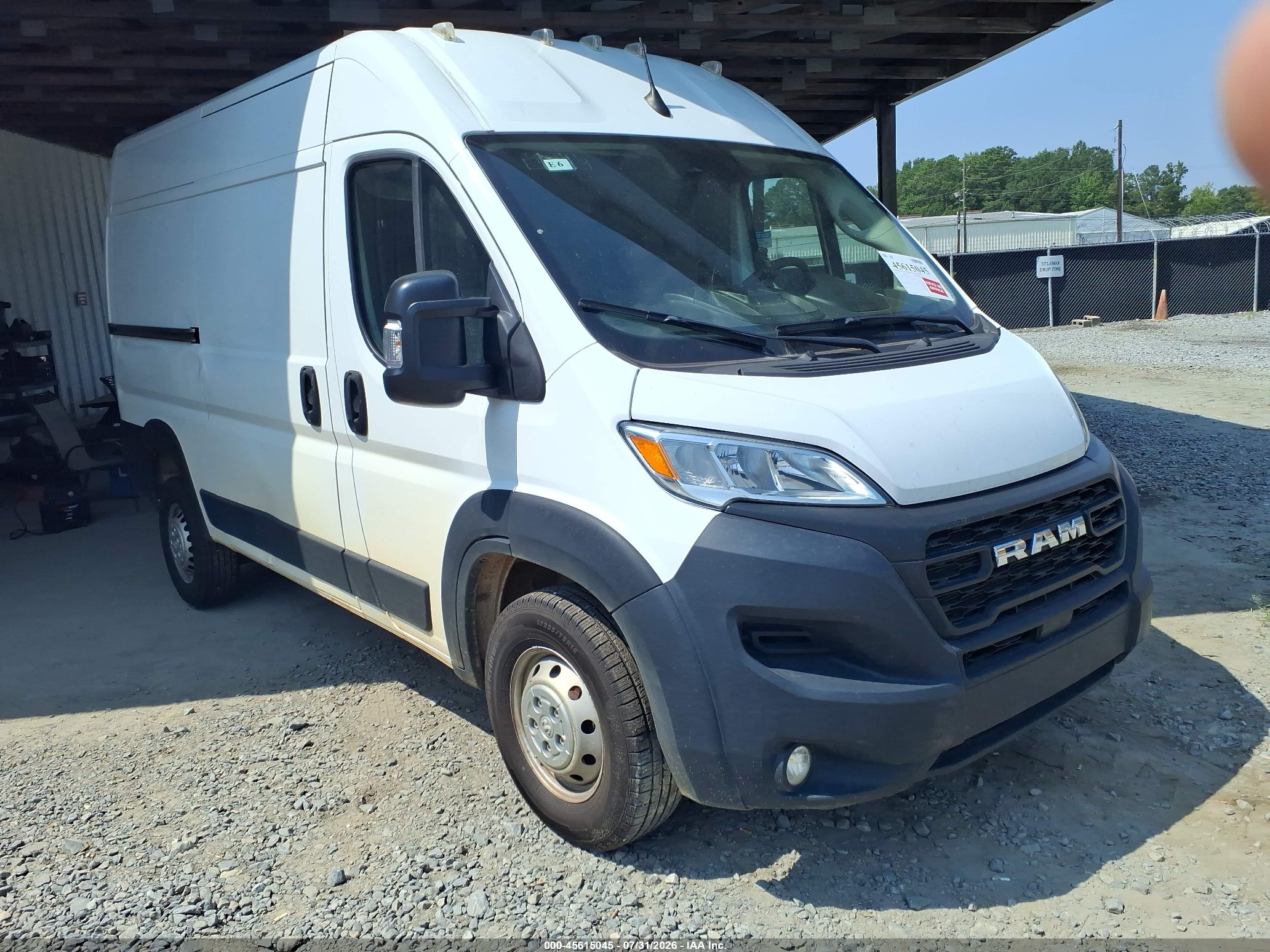 2025 Ram ProMaster Cargo Tradesman, VIN 3C6LRVCG6SE511691 — Side