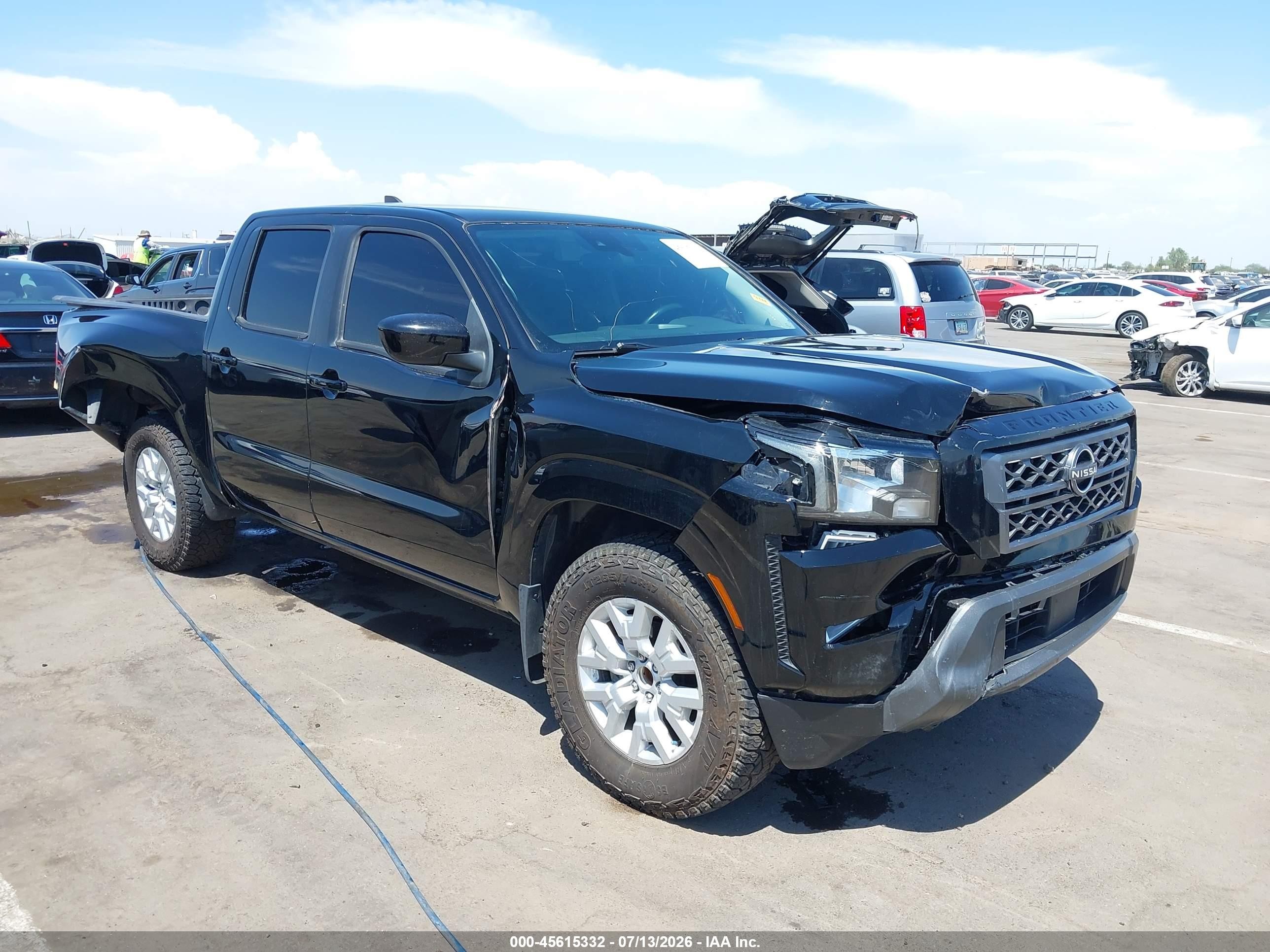 2022 Nissan Frontier SV, VIN 1N6ED1EJ3NN676418 — Rear end